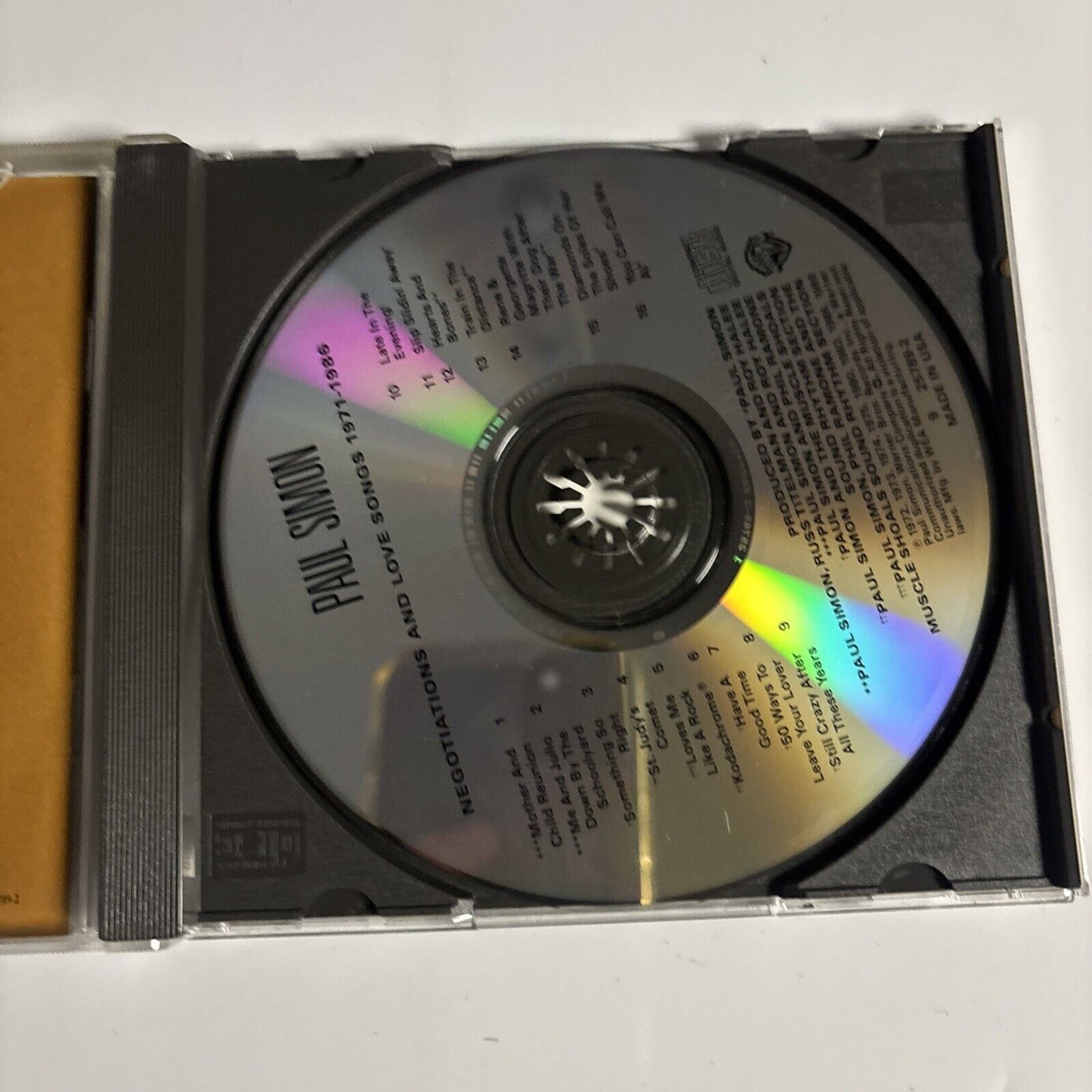 Paul Simon – Negotiations And Love Songs (1971-1986) (CD, 1988) 925 789-2