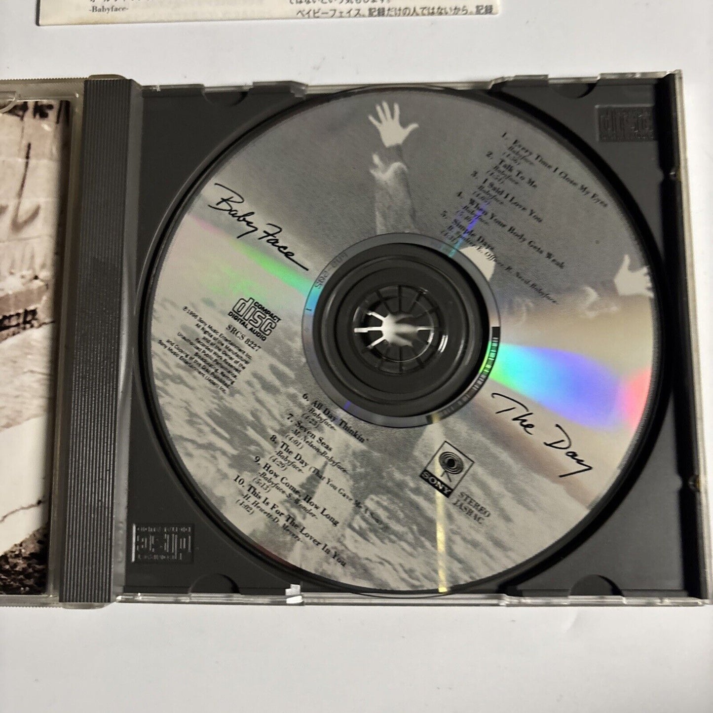 Babyface – The Day (CD, 1997) Japan srcs-8227