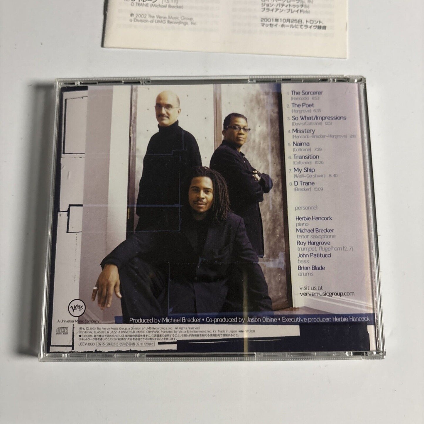 Herbie Hancock, Michael Brecker – Live At Massey Hall (CD, 2002) Japan