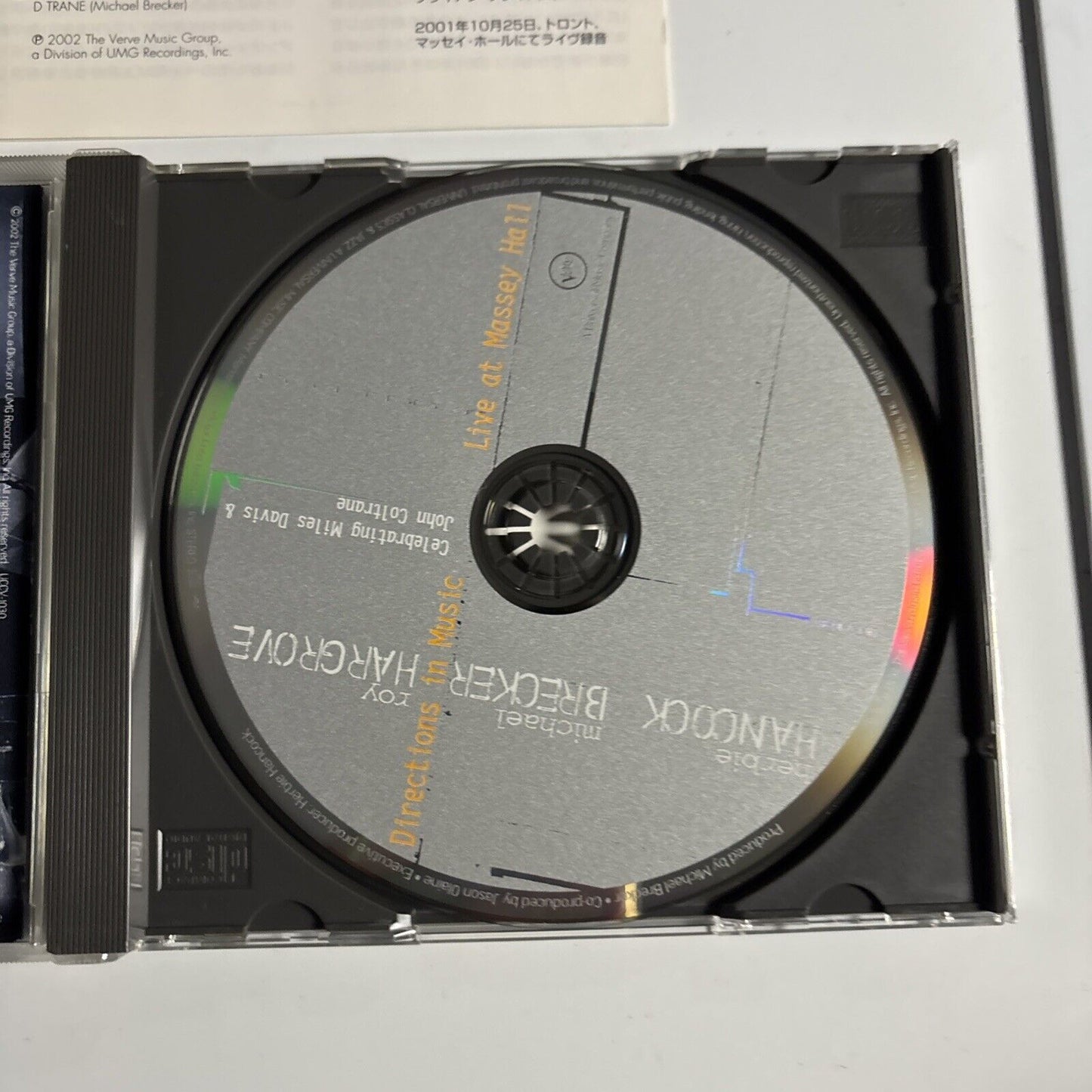 Herbie Hancock, Michael Brecker – Live At Massey Hall (CD, 2002) Japan