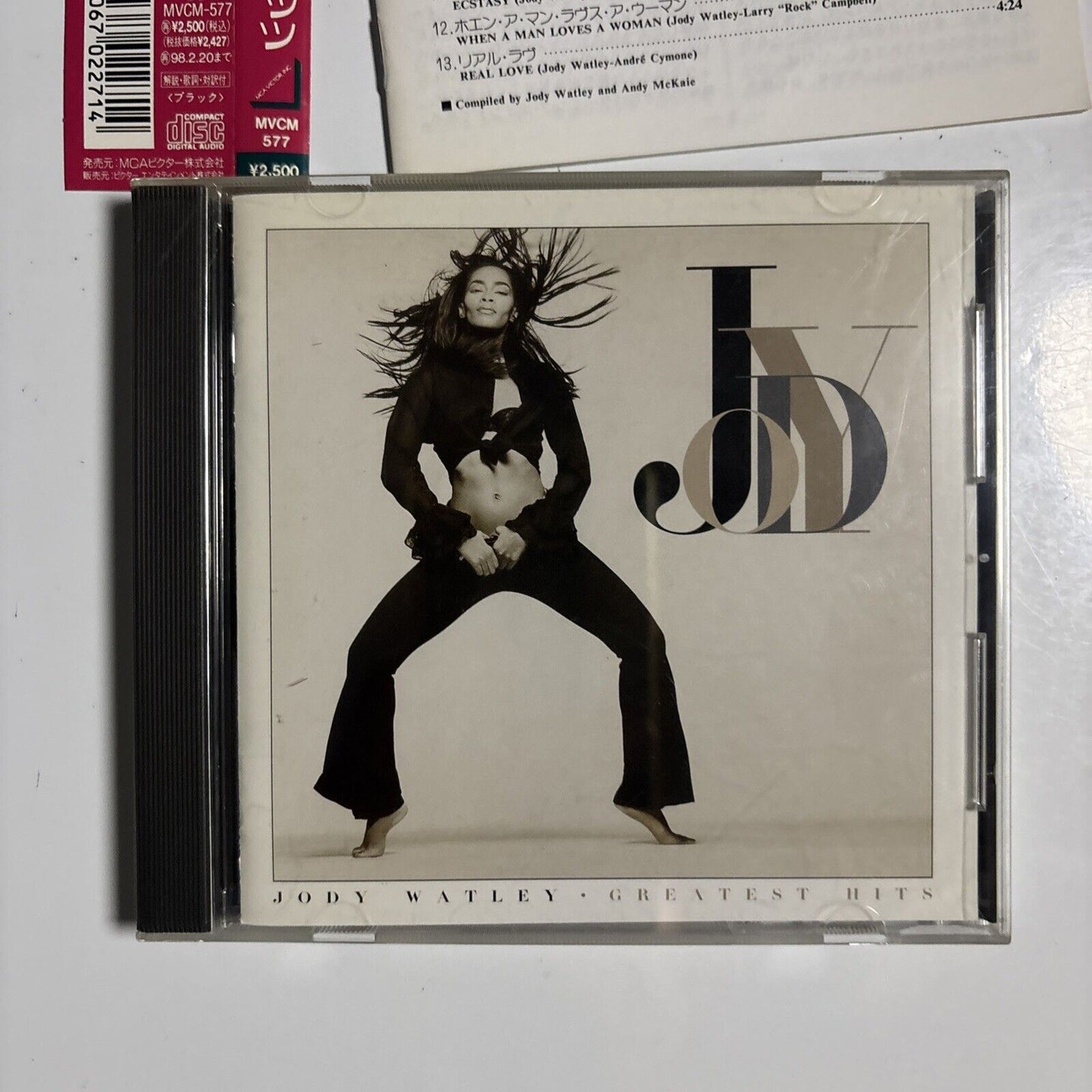 Jody Watley – Greatest Hits (CD, 1996) Japan mvcm-577 obi