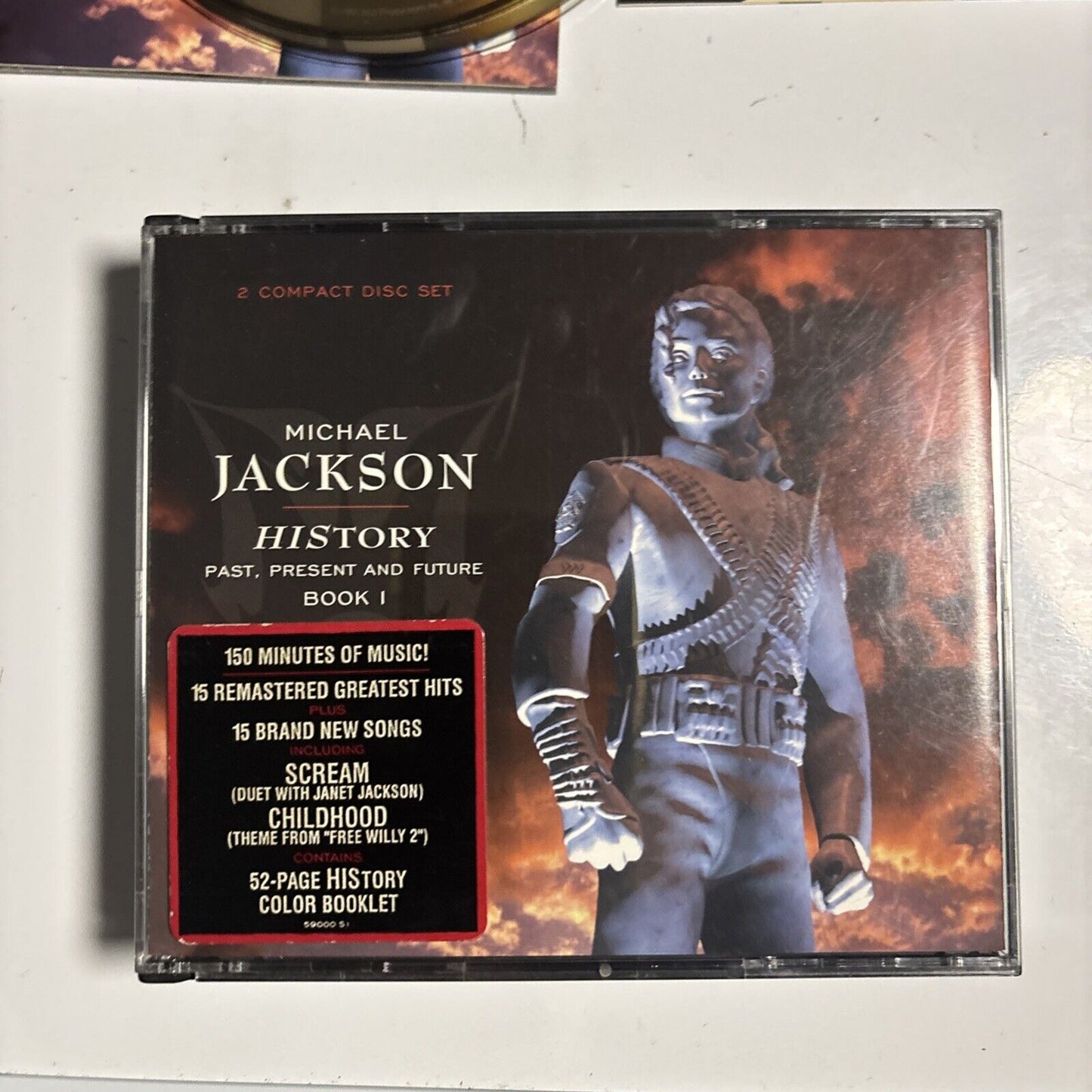 Michael Jackson – HIStory Past, Present And Future - Book I (CD, 1995) E2K 59000