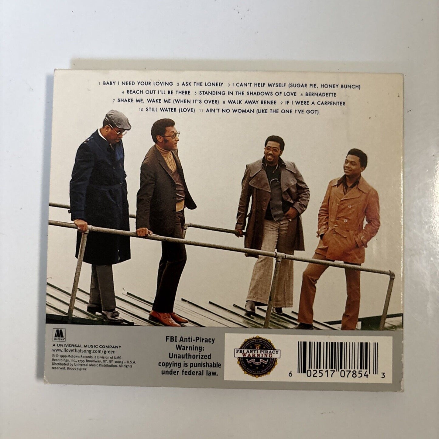 The Best Of Four Tops - The Millennium Collection (CD, 1999)