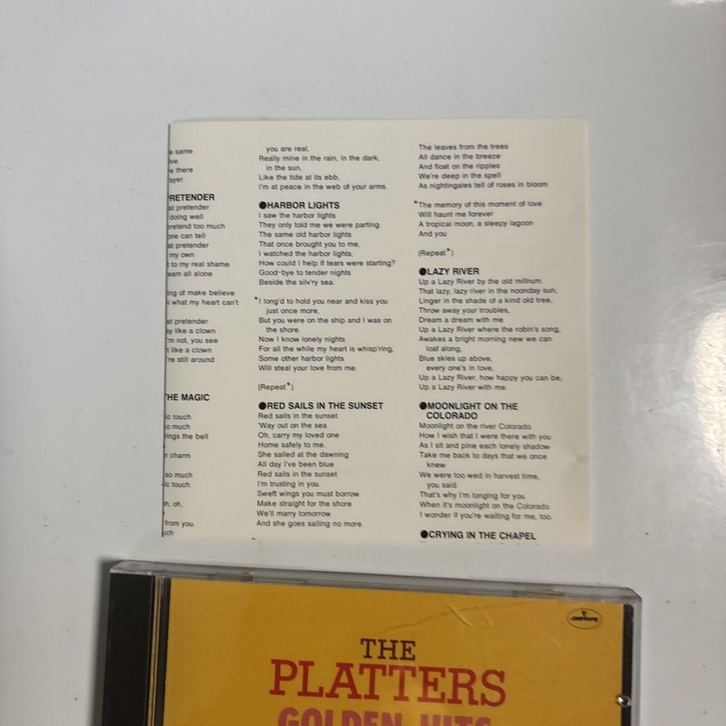 The Platters – Golden Hits (CD, 1986) Japan 32pd-72