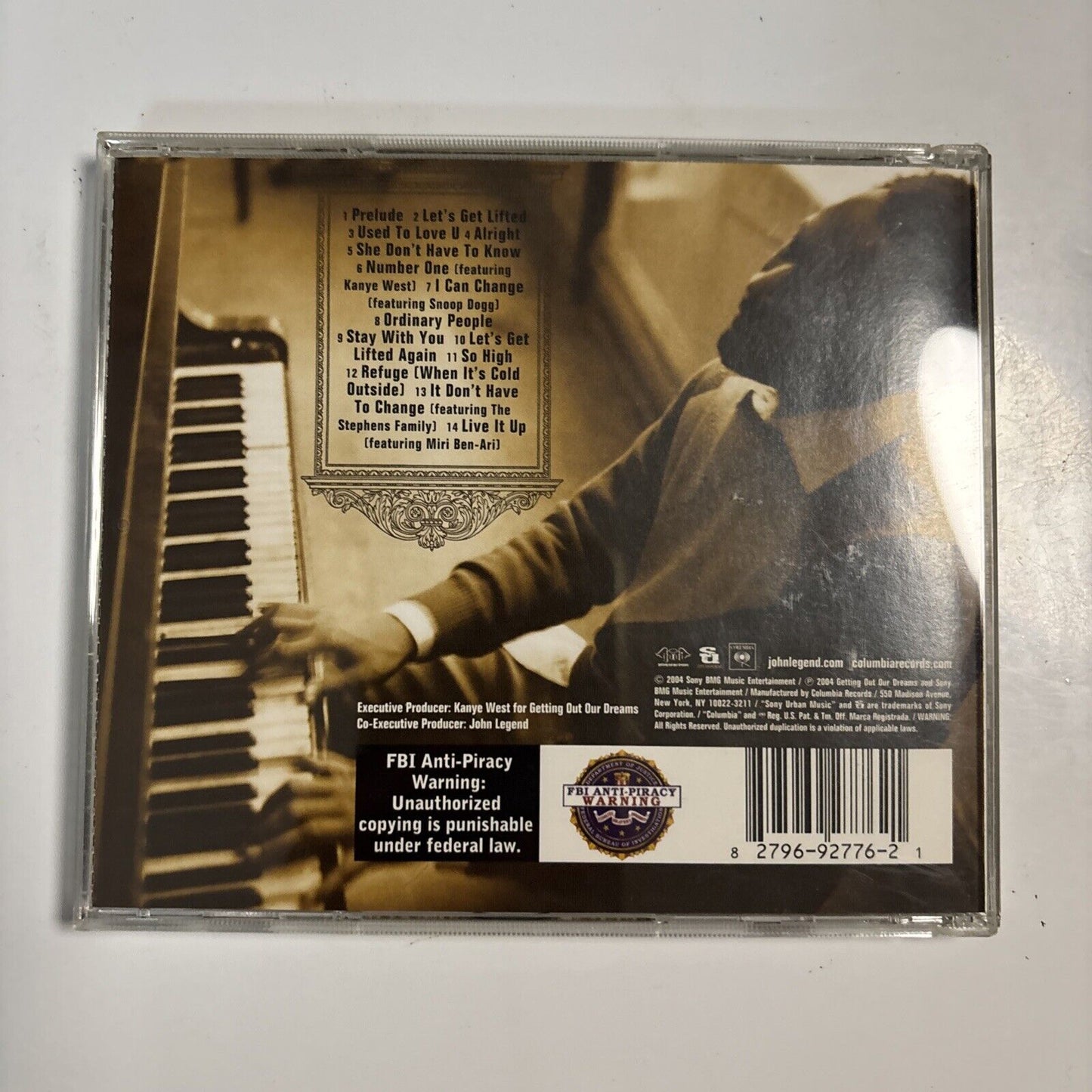 John Legend – Get Lifted (CD, 2004) CK 92776