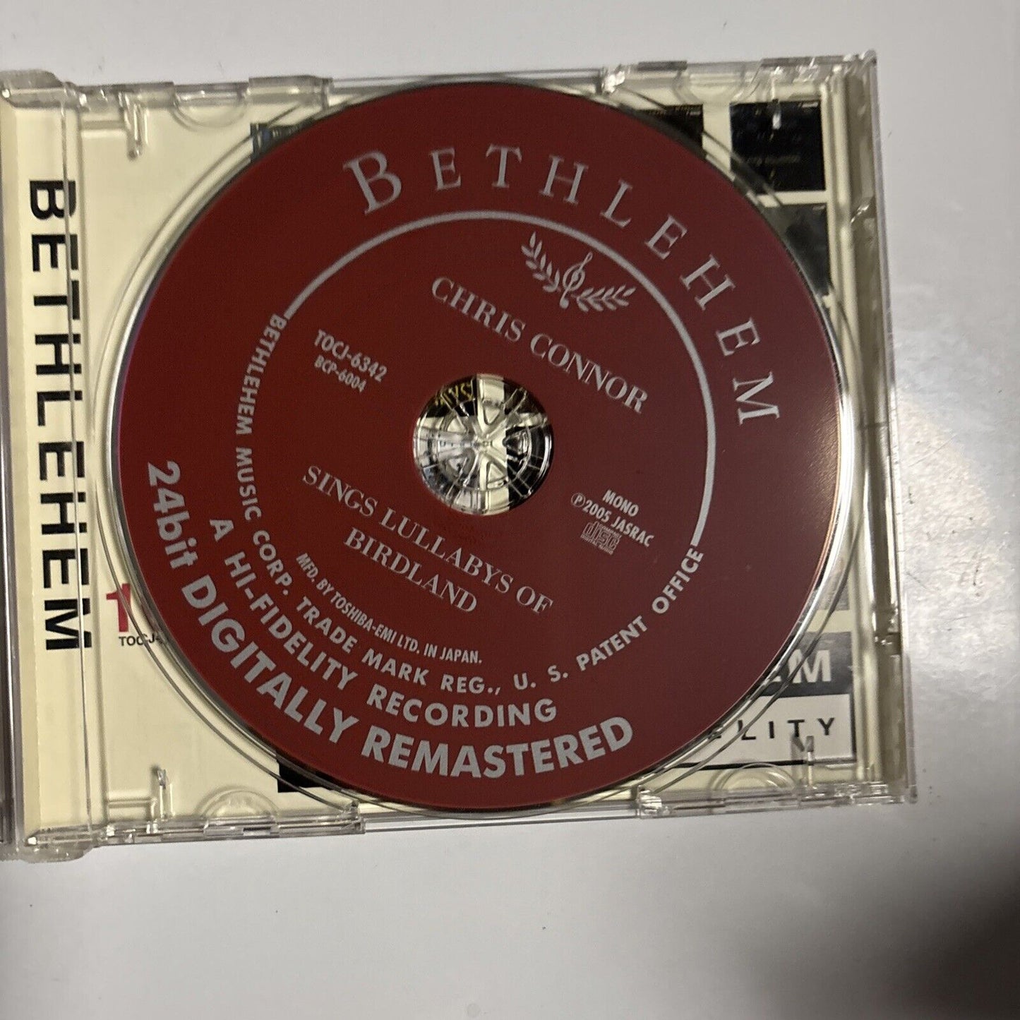 Chris Connor – Sings Lullabys Of Birdland (CD, 2005) Japan tocj-6342