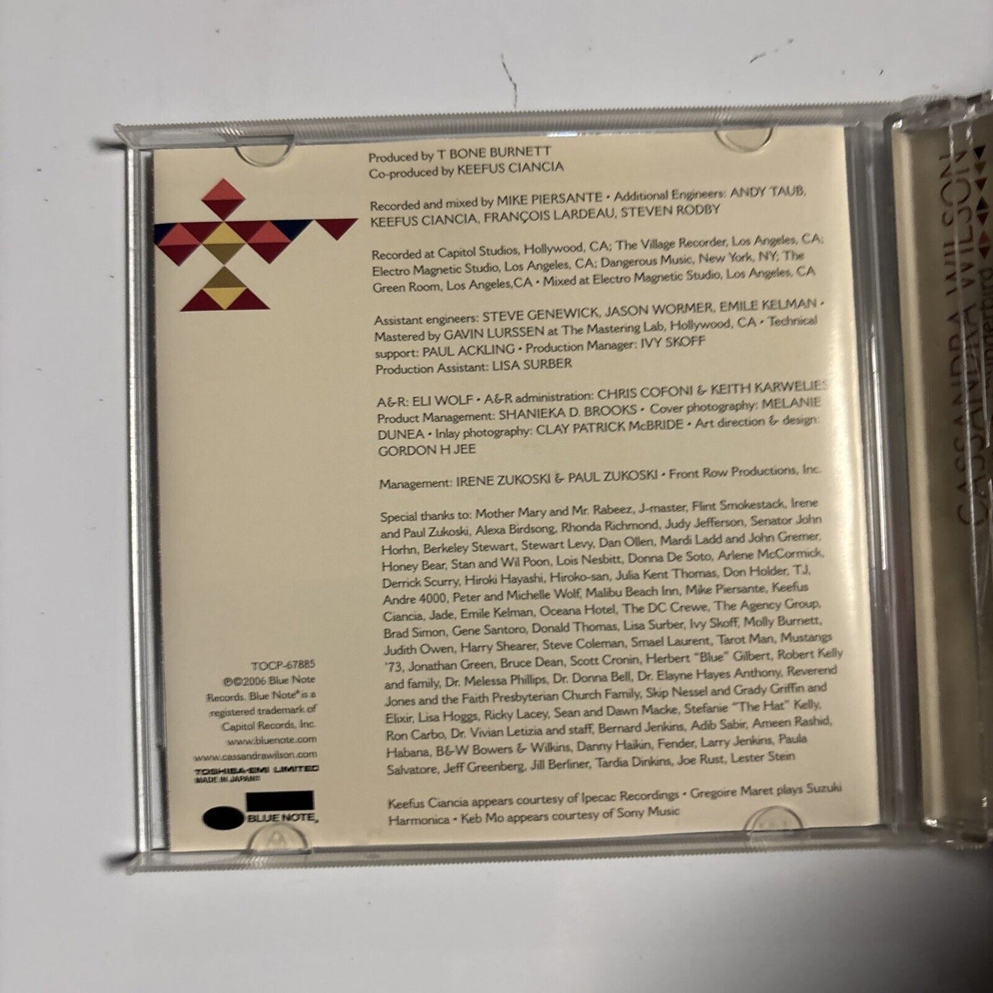 Cassandra Wilson – Thunderbird (CD, 2006) Japan tocp-67885