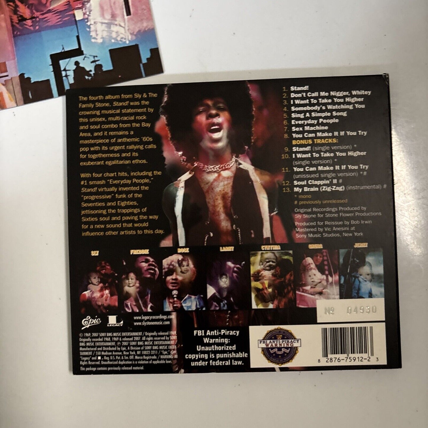 Sly And The Family Stone – Stand! (2007, Digipak, CD) Digipak