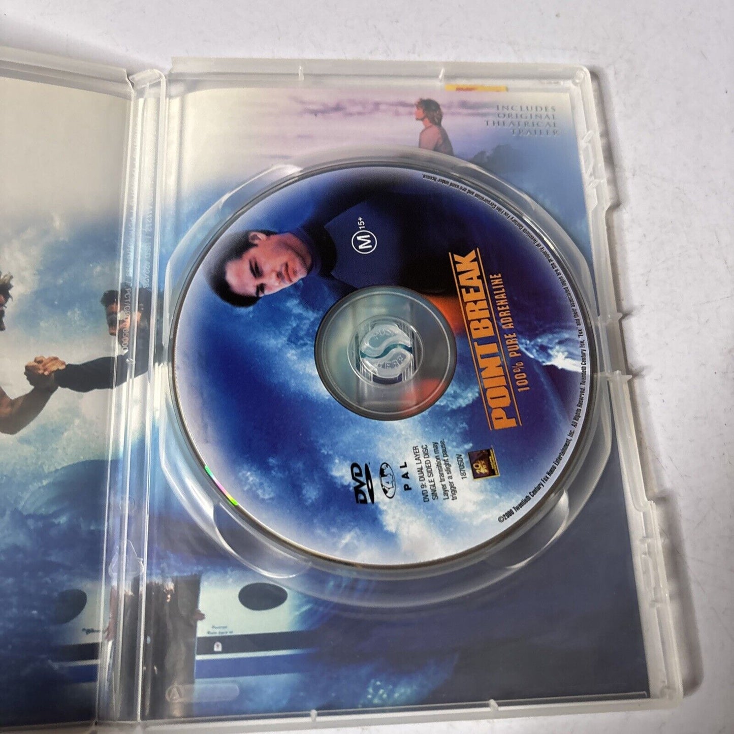 Point Break (DVD, 1991) Keanu Reeves, Patrick Swayze Region 4