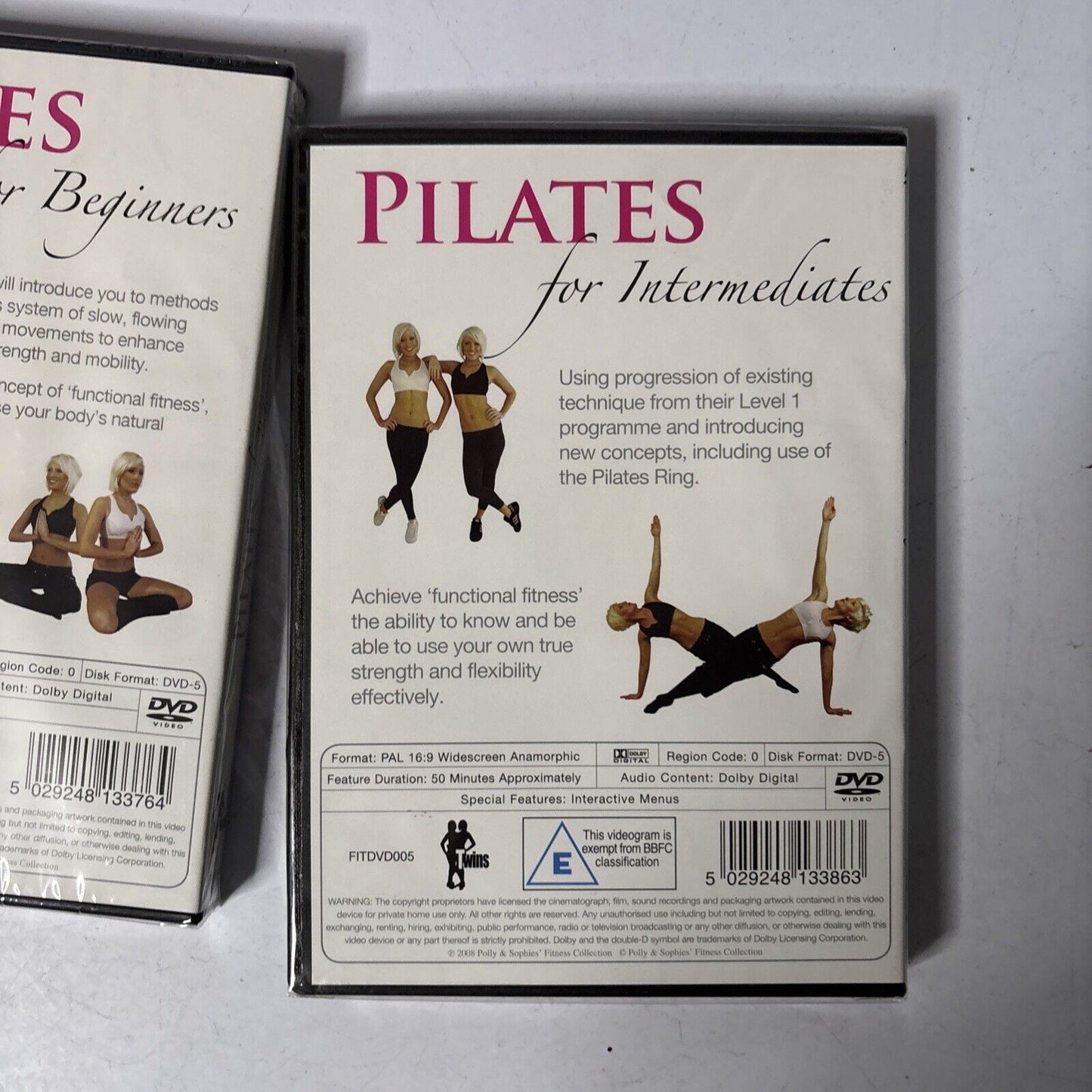 Pilates For Beginners & Intermediates (DVD, 2008) All Regions