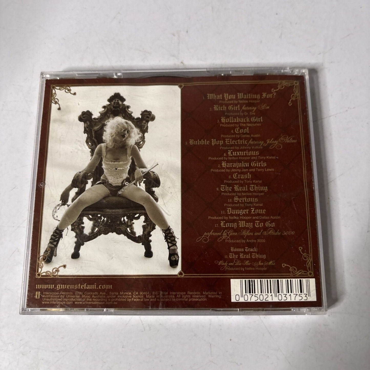 Gwen Stefani - Love.Angel.Music.Baby. (CD, 2004)