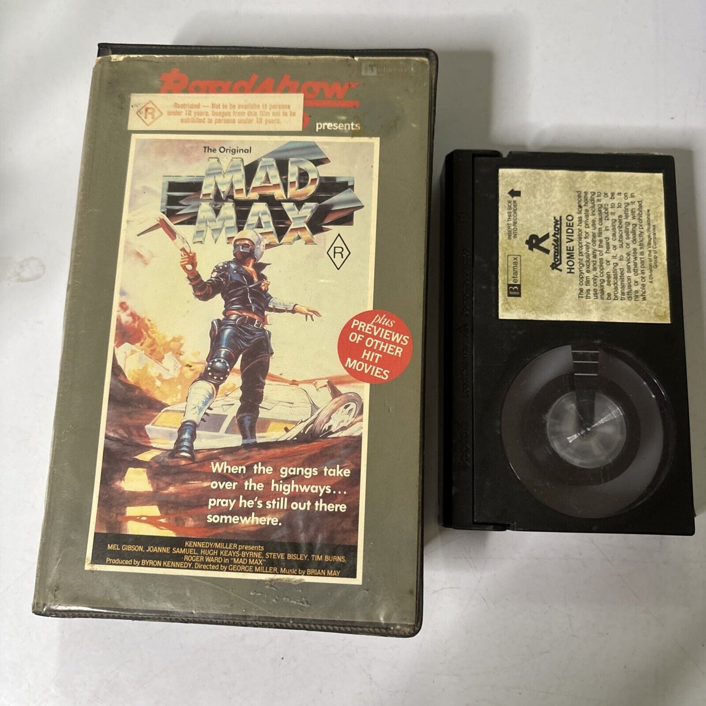 Mad Max - Clamshell (Betamax, 1979) Mel Gibson PAL