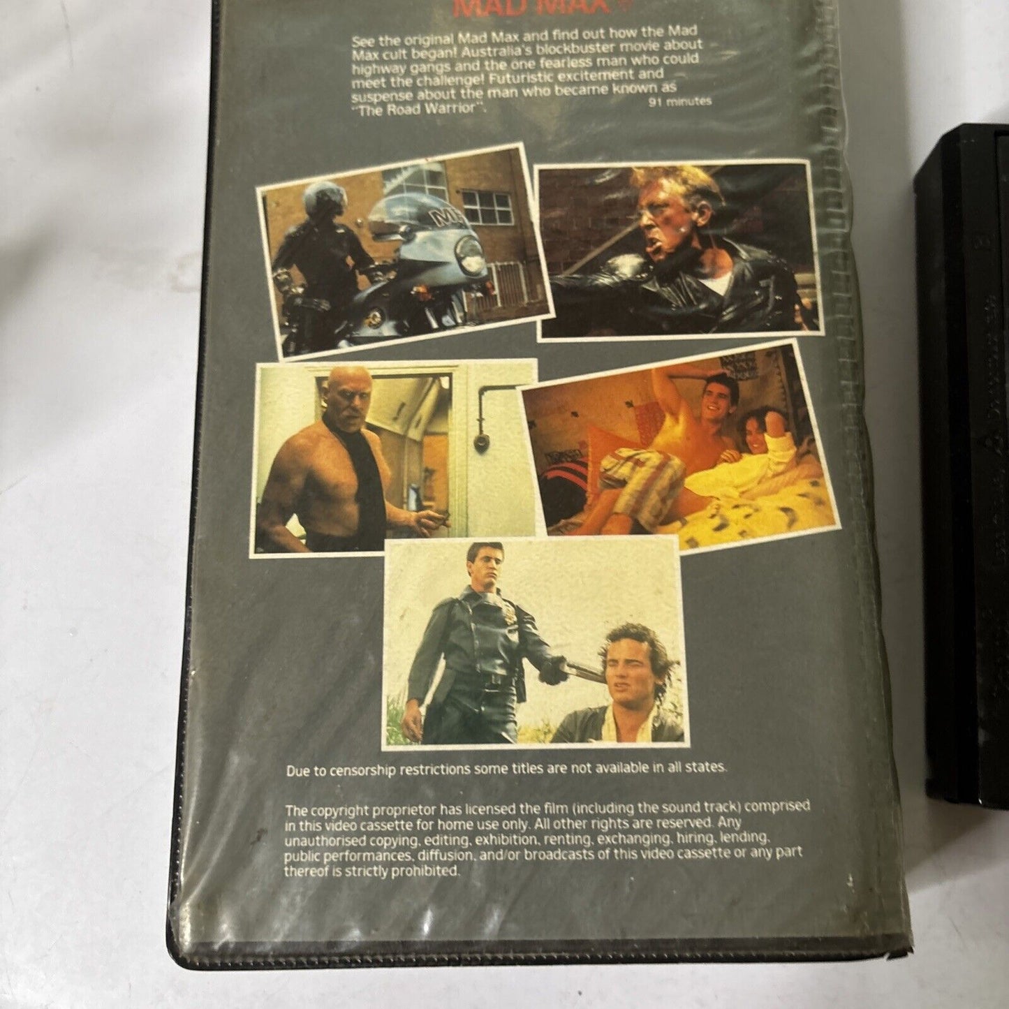 Mad Max - Clamshell (Betamax, 1979) Mel Gibson PAL