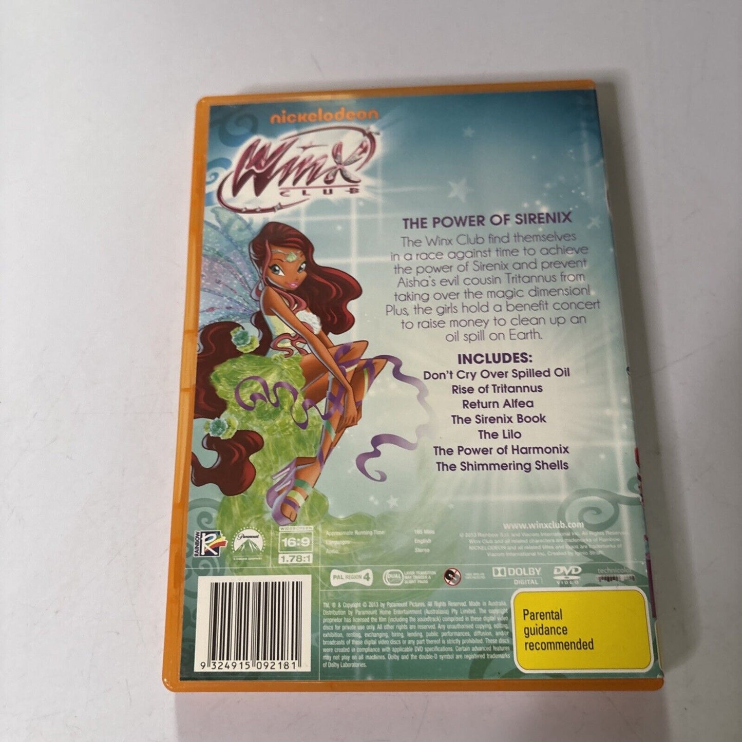 Winx Club - The Power of Sirenix (DVD, 2012) Region 4