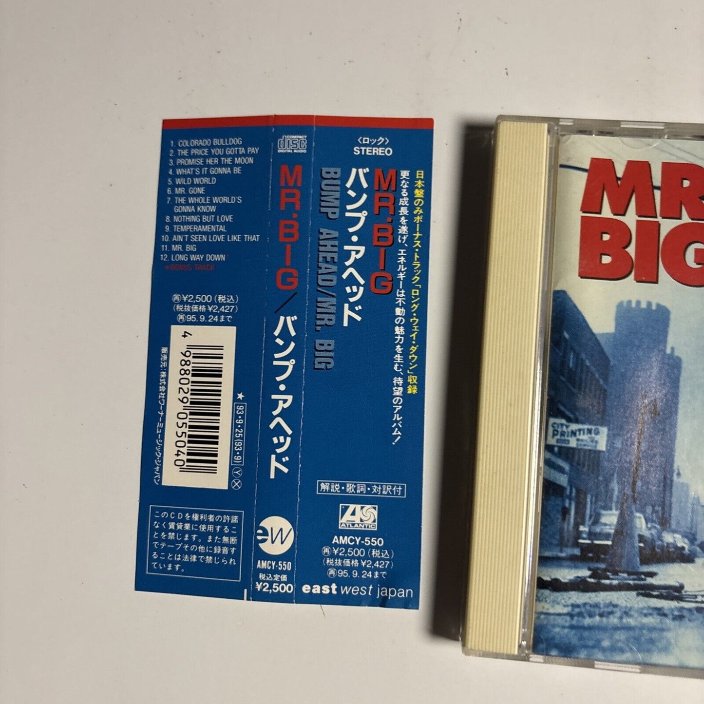 Mr. Big – Bump Ahead (CD, 1993) Japan amcy-550 obi