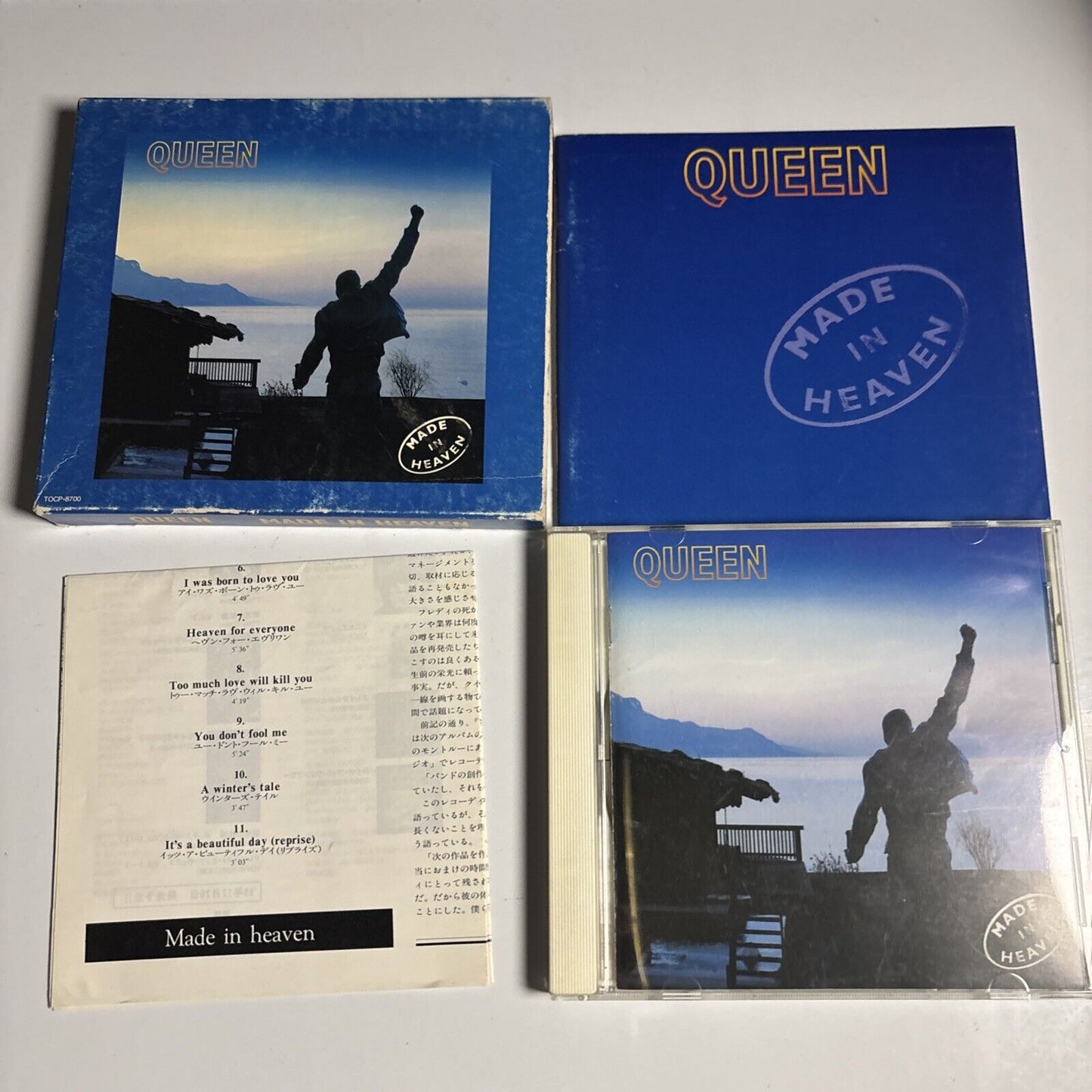 Queen – Made In Heaven (CD, 1995) Japan tocp-8700 Slipcase