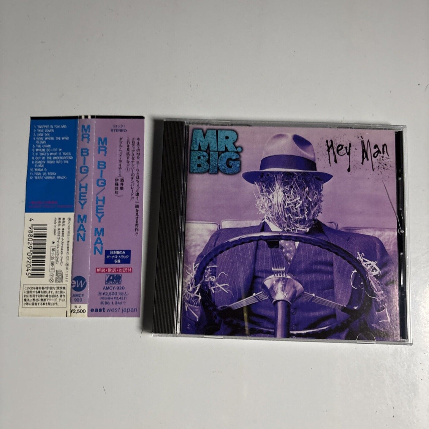 Mr. Big – Hey Man (CD, 1996) Japan amcy-920 obi, Japan Bonus Track