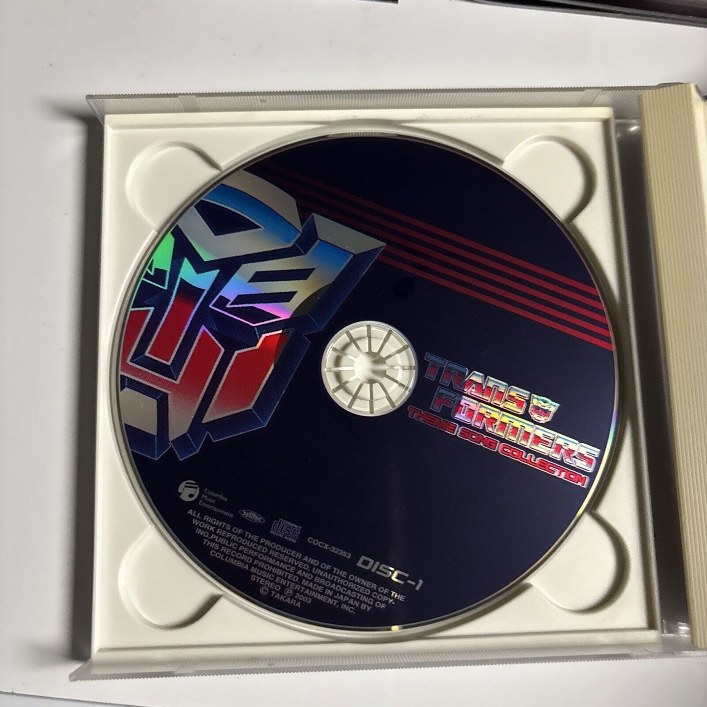 Transformers Theme Song Collection (CD, 2003, 2-Disc) Japan cocx-32353-54 obi
