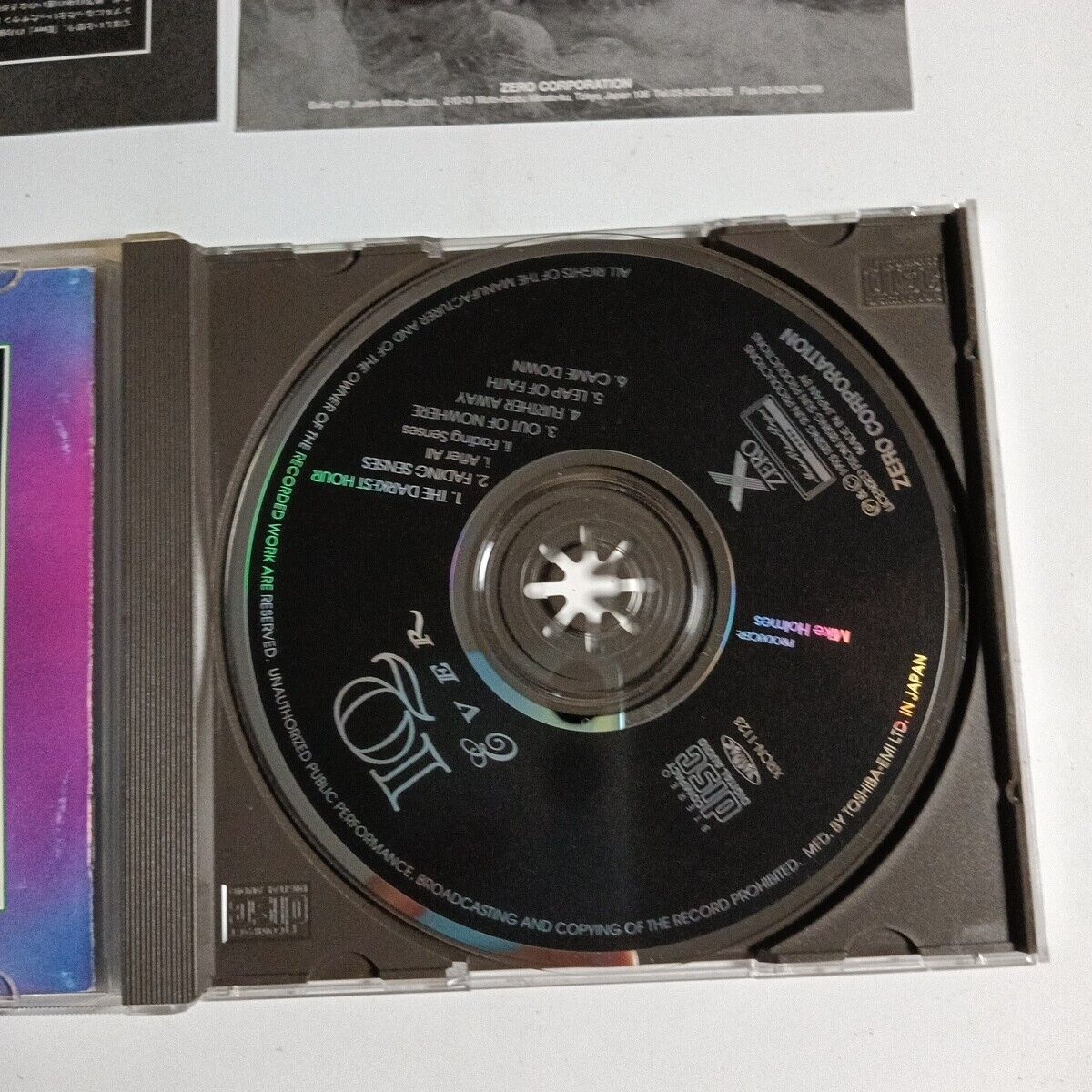 IQ – Ever (CD, 1994) xrcn-1123 Japan