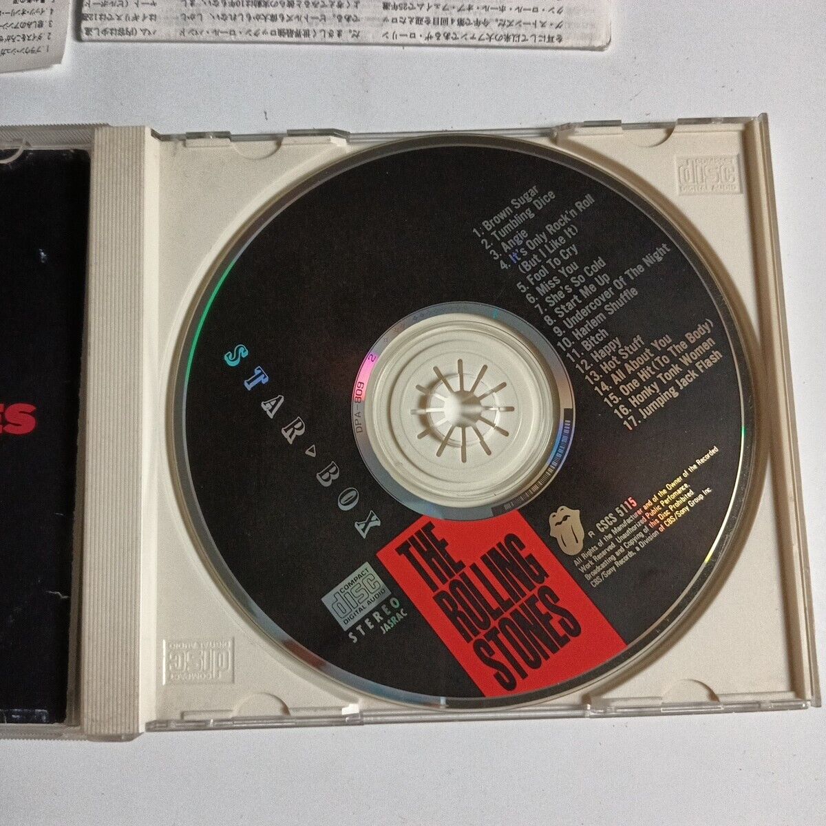 The Rolling Stones – Star Box (CD, 1990) cscs-5115 Japan Obi