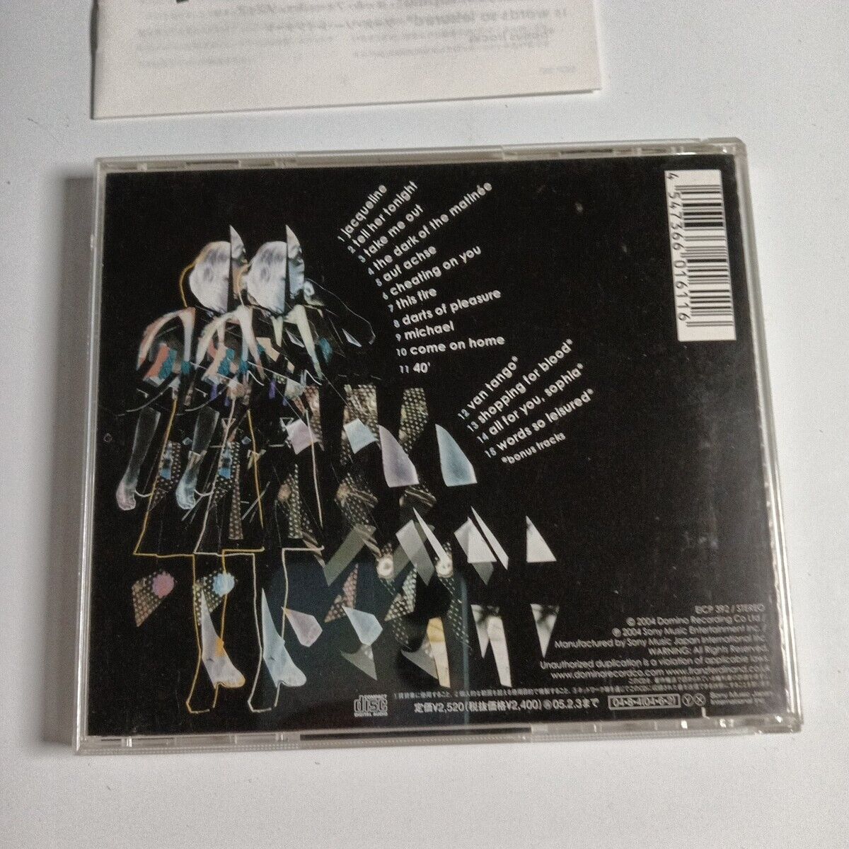 Franz Ferdinand – Franz Ferdinand (CD, 2004) eicp-392 Japan Bonus Track