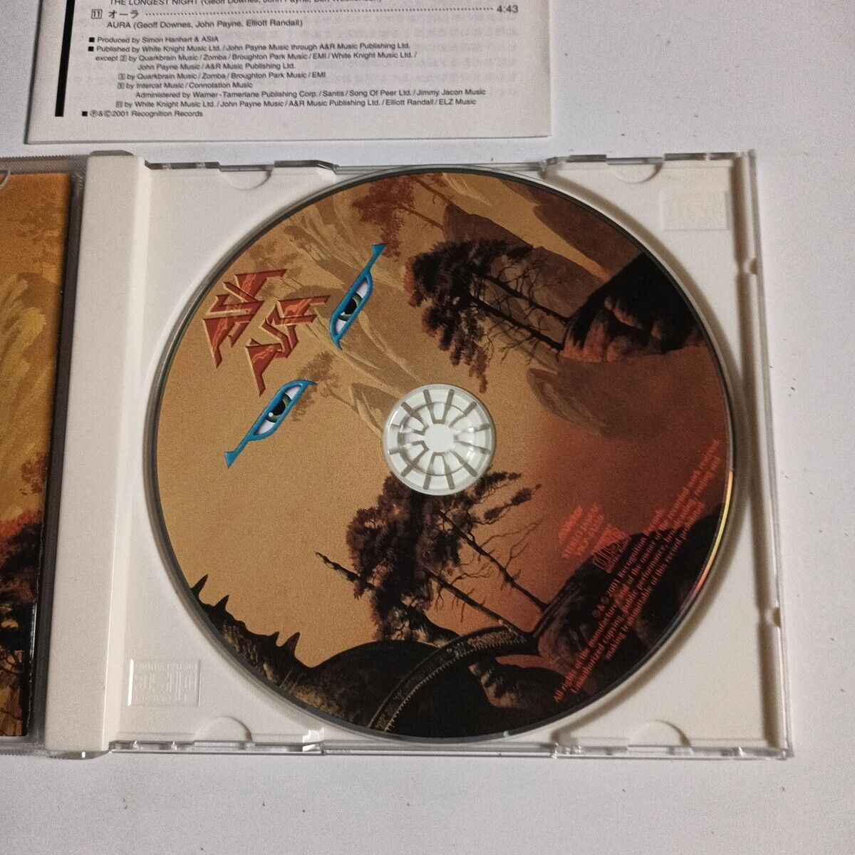 Asia – Aura (CD, 2001) vicp-61250 Japan