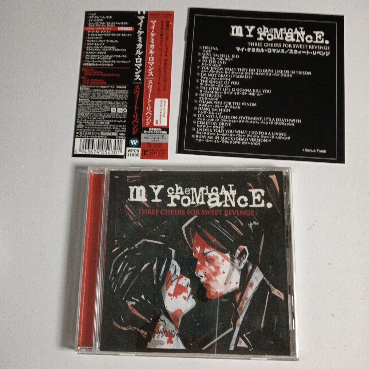 My Chemical Romance – Three Cheers For Sweet Revenge (CD, 2004) wpcr-11890 obi