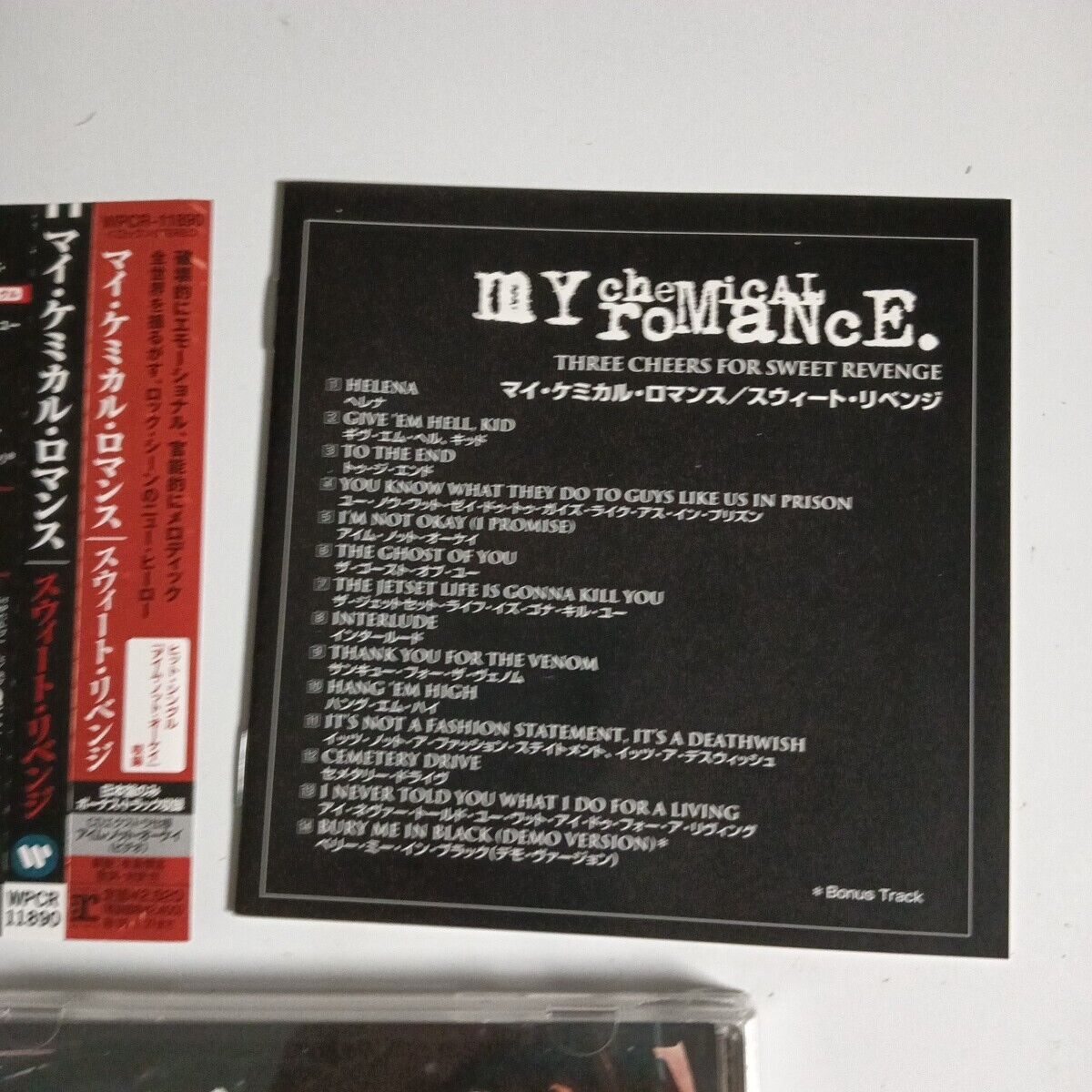 My Chemical Romance – Three Cheers For Sweet Revenge (CD, 2004) wpcr-11890 obi