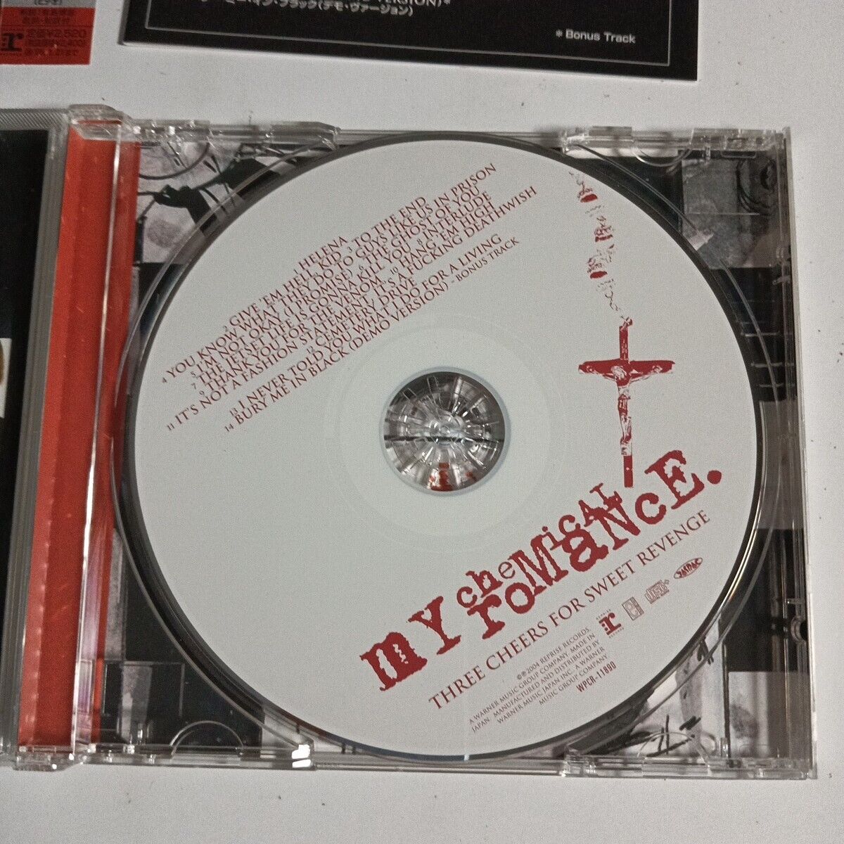 My Chemical Romance – Three Cheers For Sweet Revenge (CD, 2004) wpcr-11890 obi