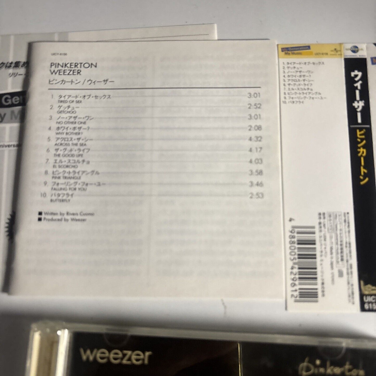 Weezer – Pinkerton (CD, 2006) uicy-6156 Japan obi