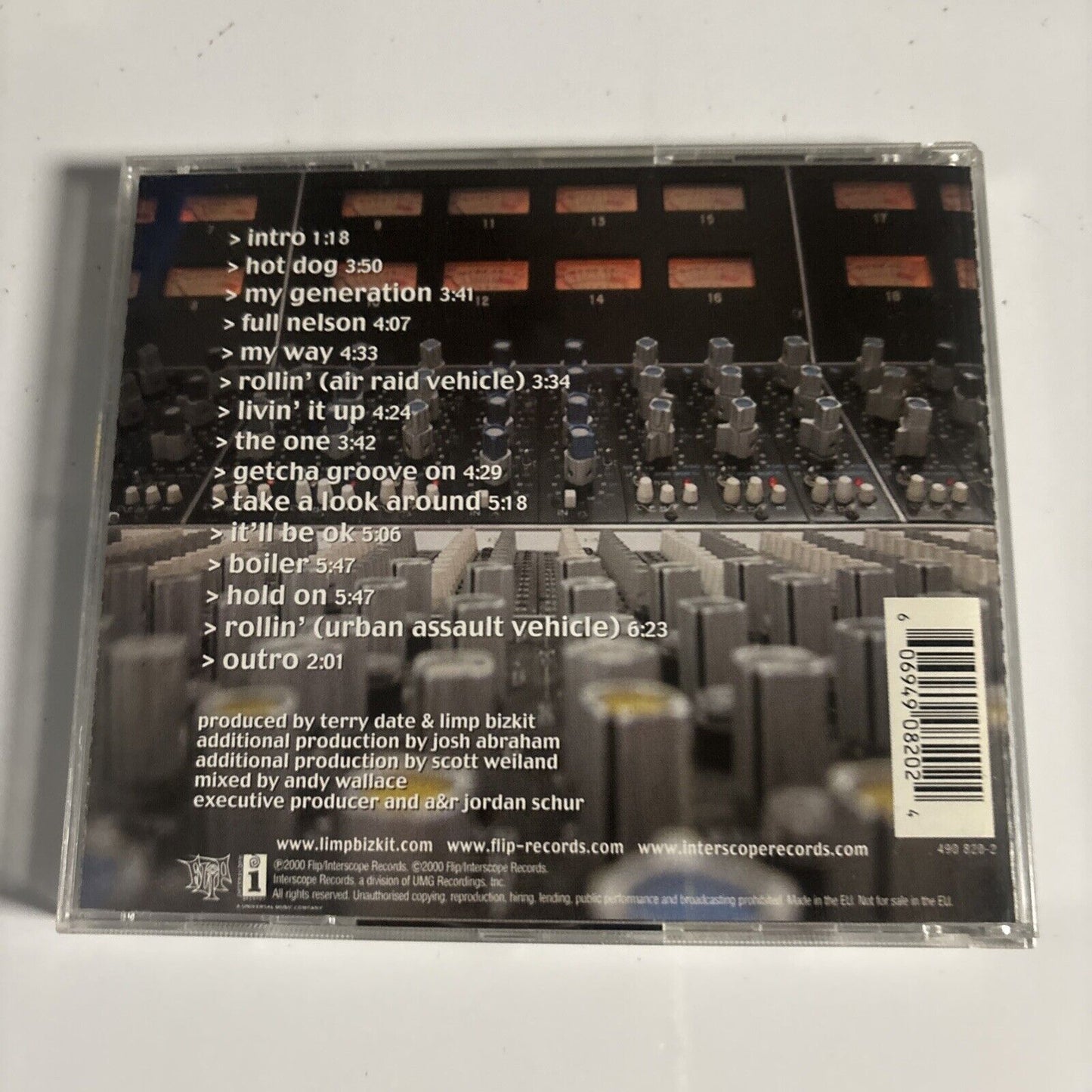 Limp Bizkit – Chocolate Starfish And The Hot Dog Flavored Water (CD, 2000)