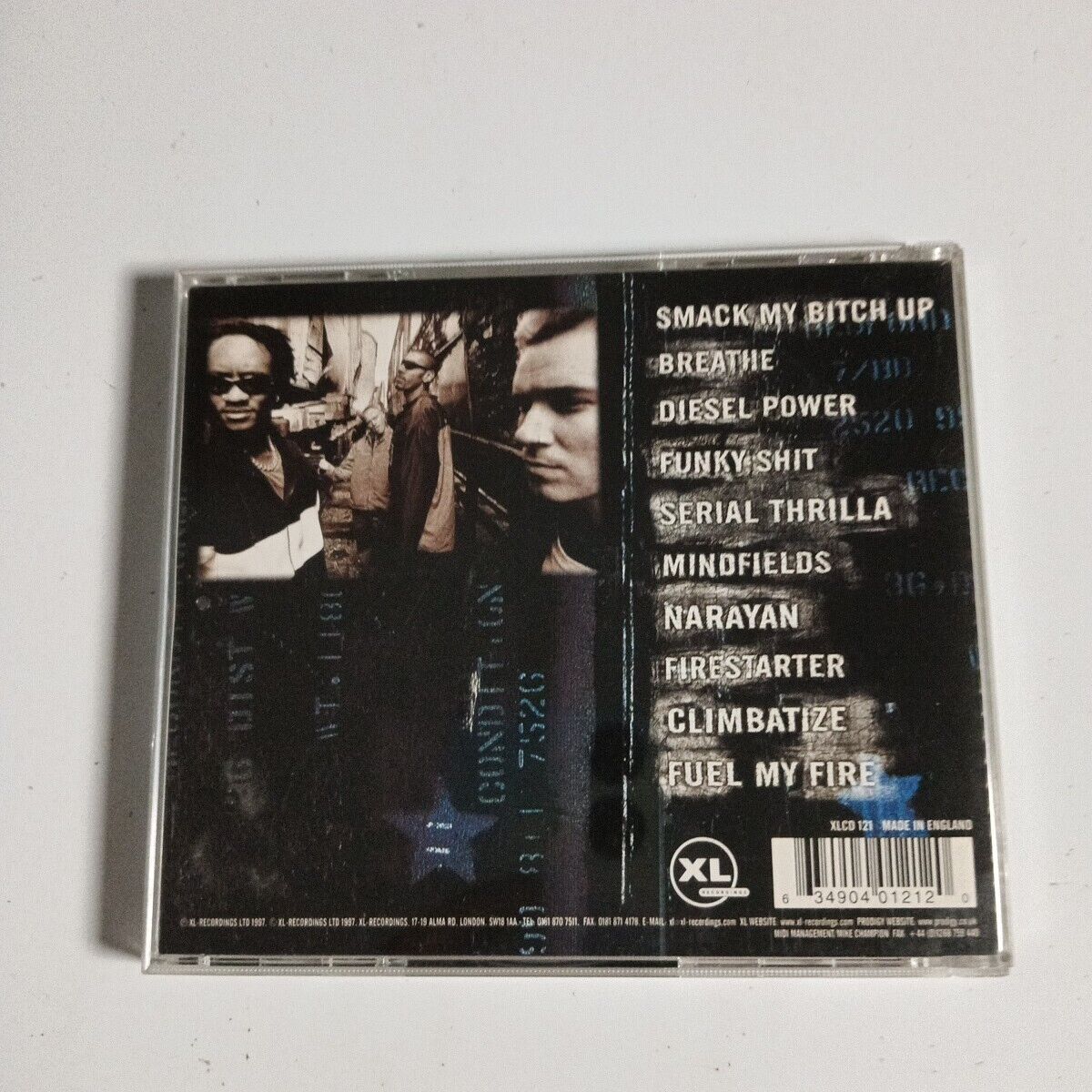 Prodigy – The Fat Of The Land (CD, 1997) XLCD 121