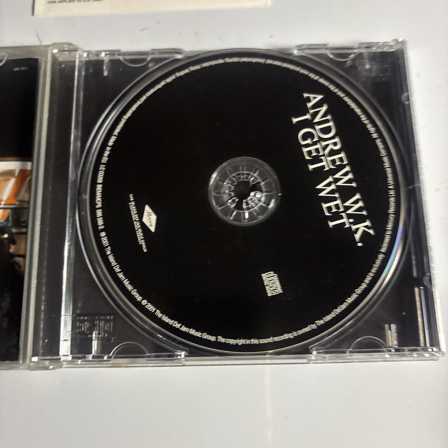 Andrew W.K. – I Get Wet (CD, 2001) 586 588-2