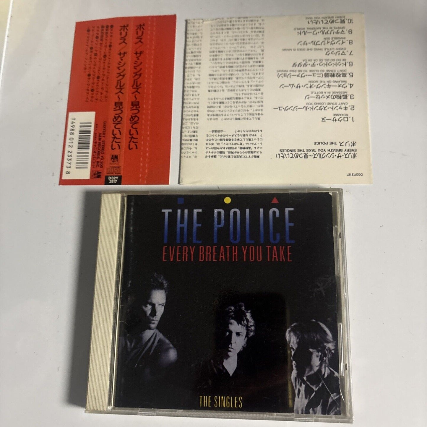 The Police – Every Breath You Take (The Singles) (CD, 1986) d32y-3117 Japan obi