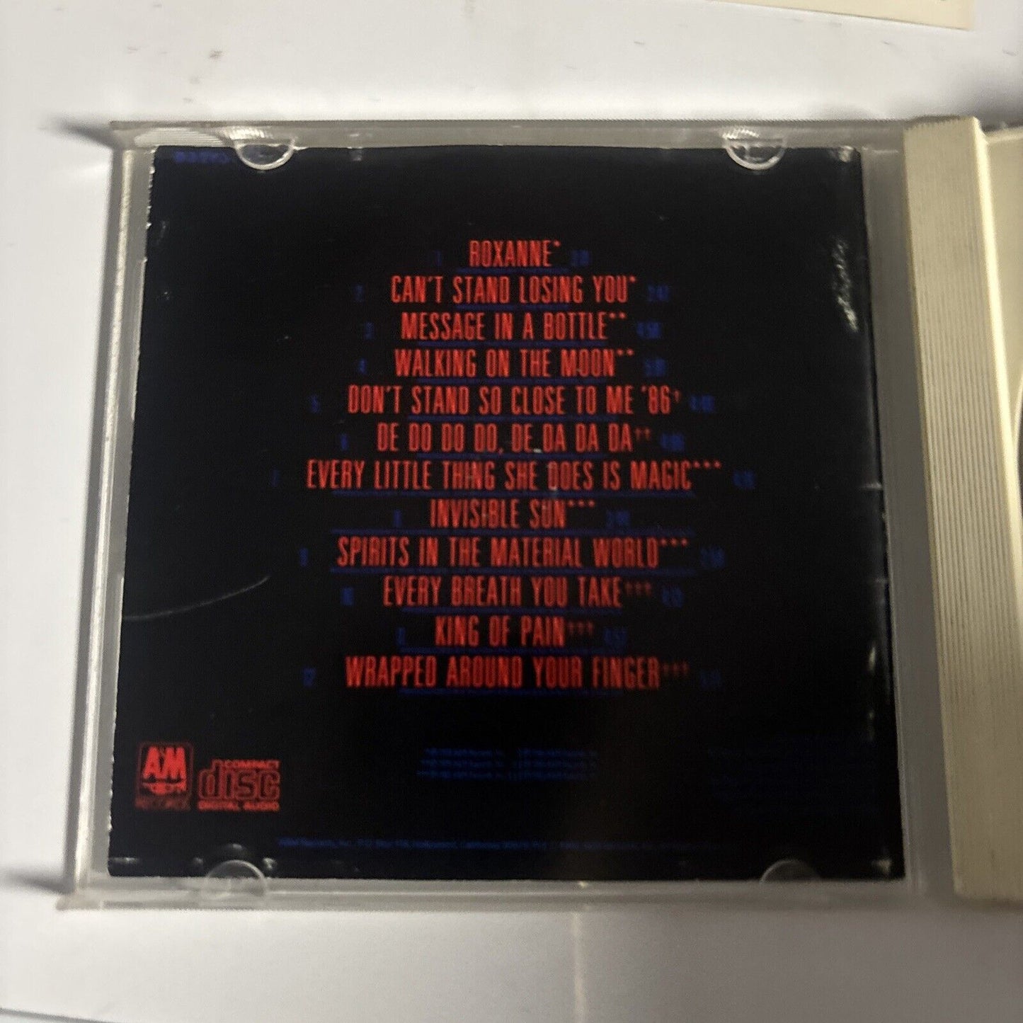 The Police – Every Breath You Take (The Singles) (CD, 1986) d32y-3117 Japan obi