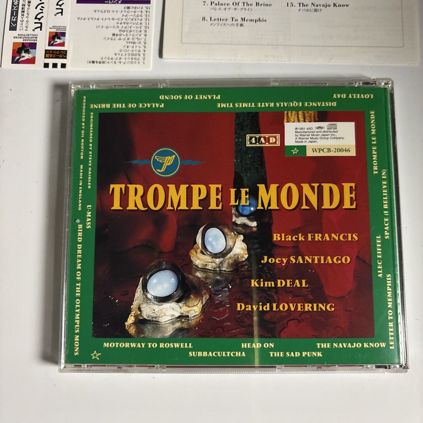 Pixies – Trompe Le Monde (CD, 1991) wpcb-20046 Japan obi