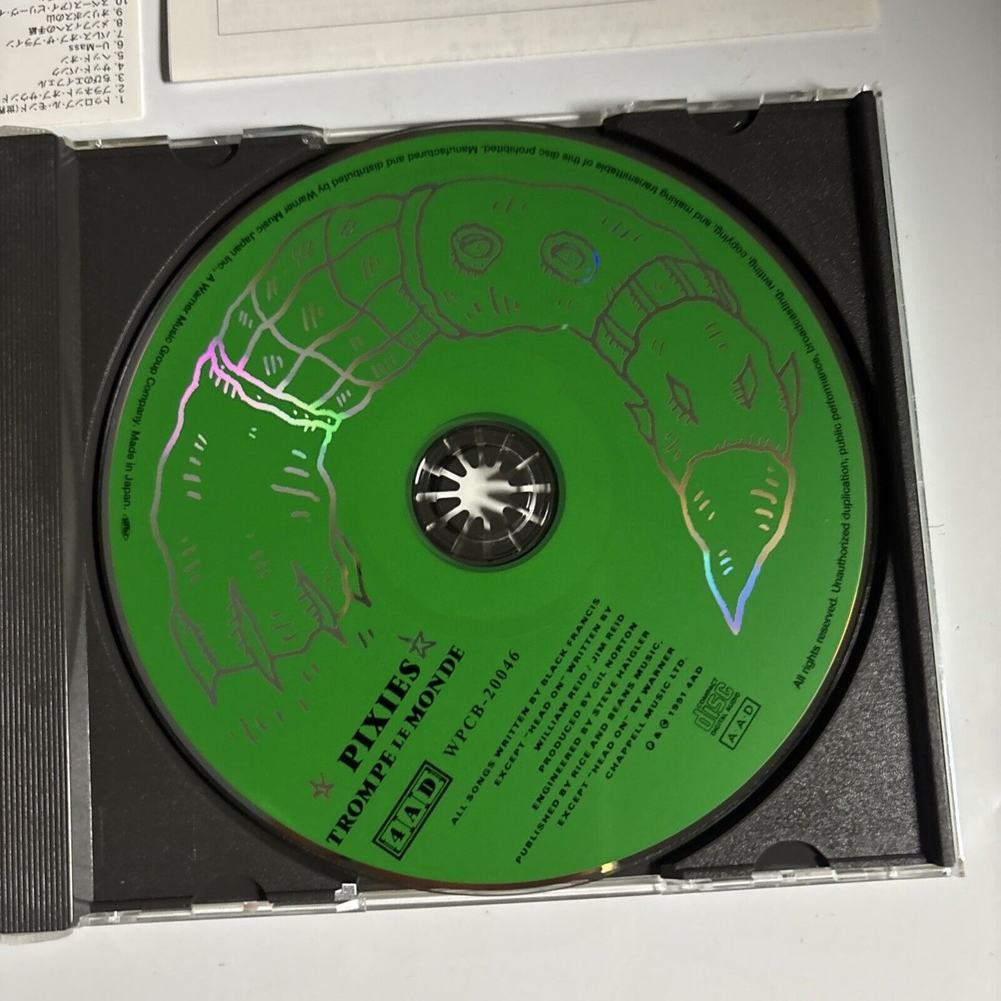 Pixies – Trompe Le Monde (CD, 1991) wpcb-20046 Japan obi