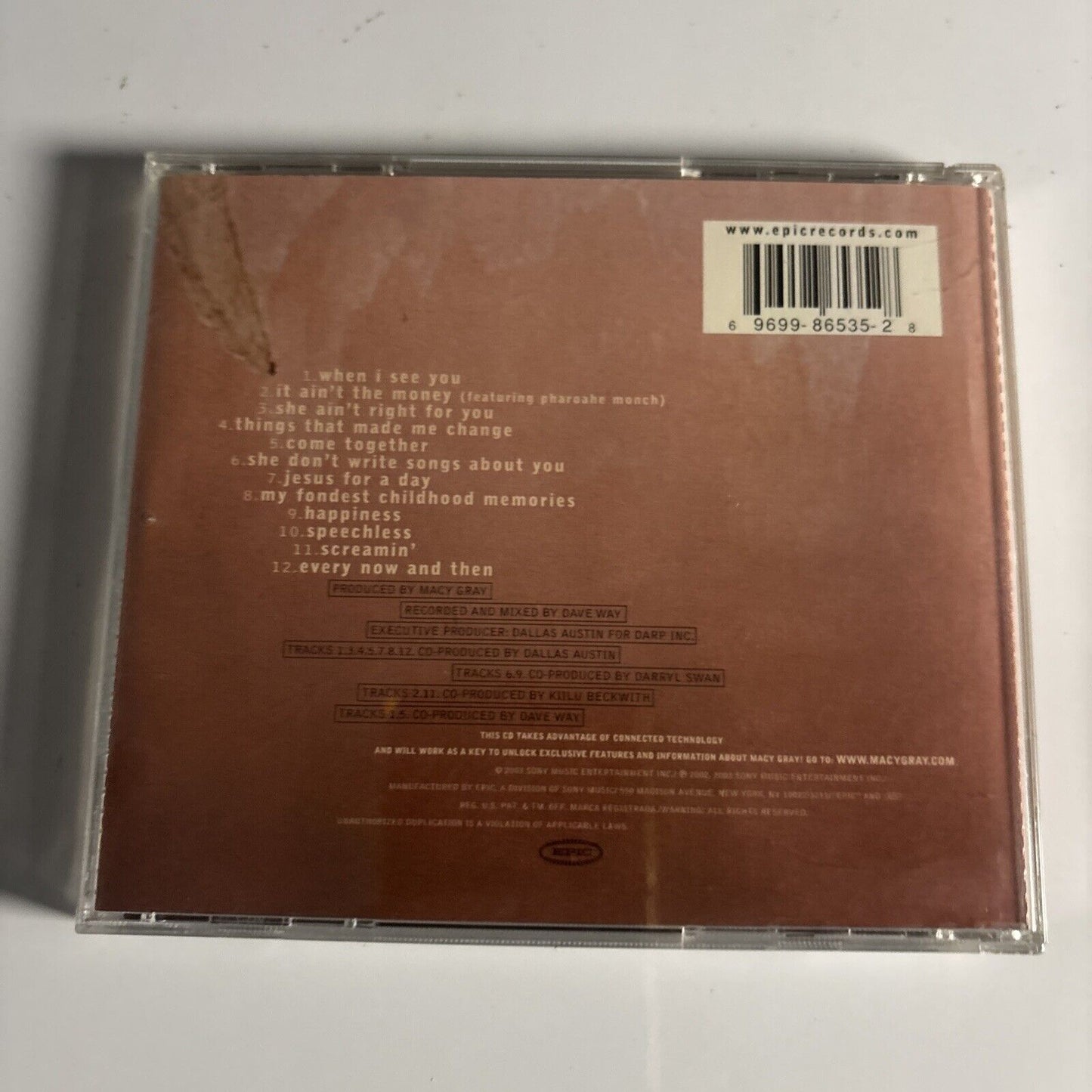 Macy Gray – The Trouble With Being Myself (CD, 2003) EK 86535