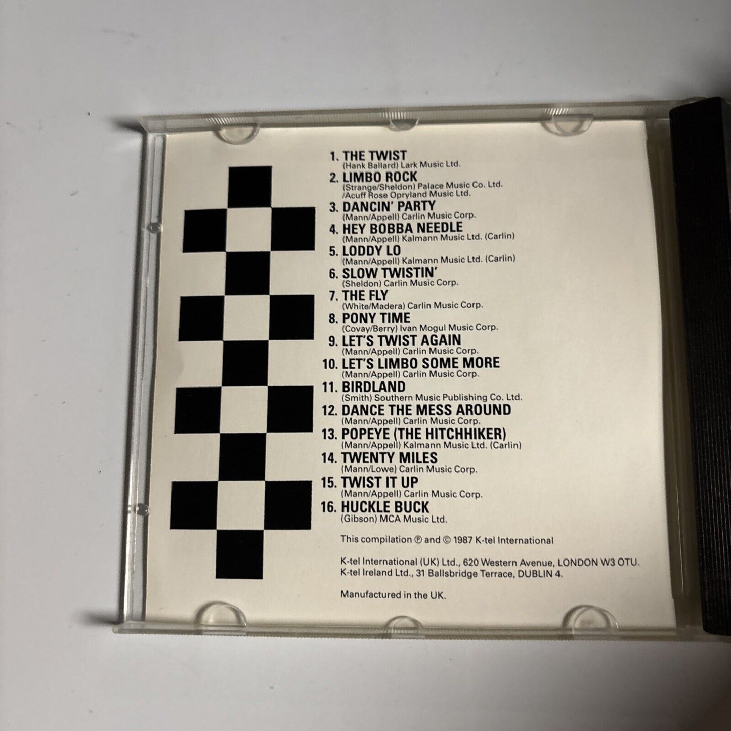 Chubby Checker – Greatest Hits (CD, 1987) ONCD 5130