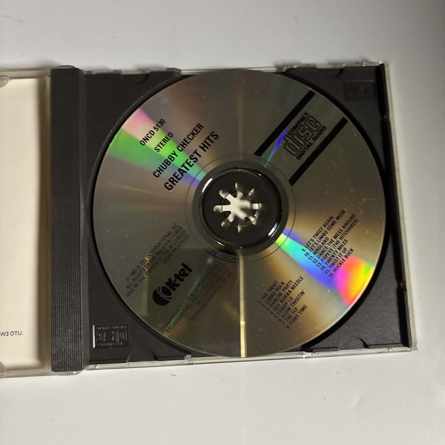 Chubby Checker – Greatest Hits (CD, 1987) ONCD 5130