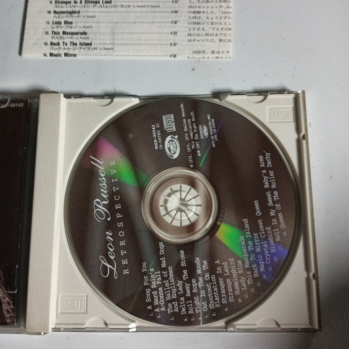 Leon Russell – Retrospective (CD, 1998) tocp-50142 Japan