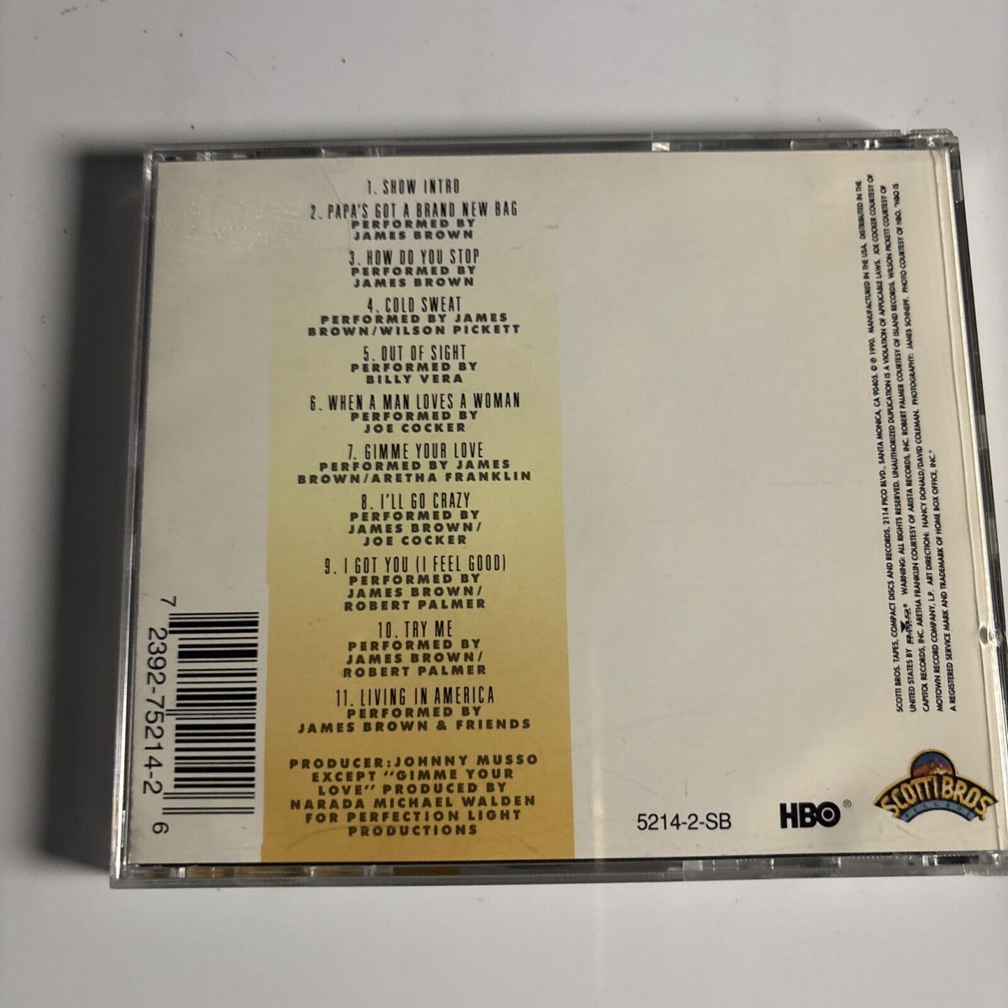 James Brown & Friends - Soul Session Live (CD, 1990) 5214-2-SB
