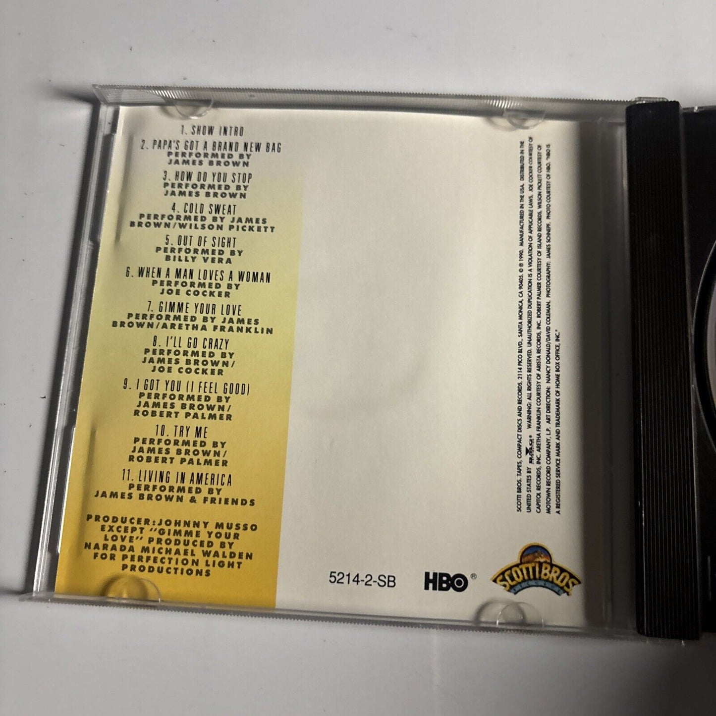 James Brown & Friends - Soul Session Live (CD, 1990) 5214-2-SB
