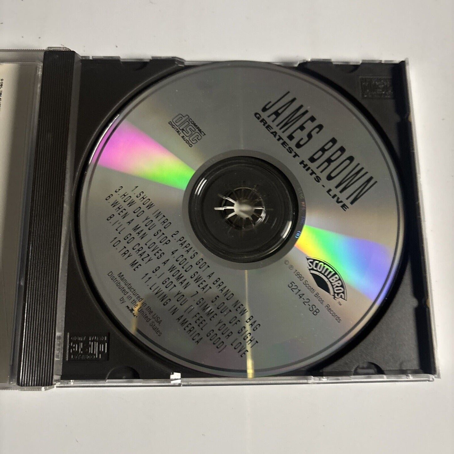 James Brown & Friends - Soul Session Live (CD, 1990) 5214-2-SB
