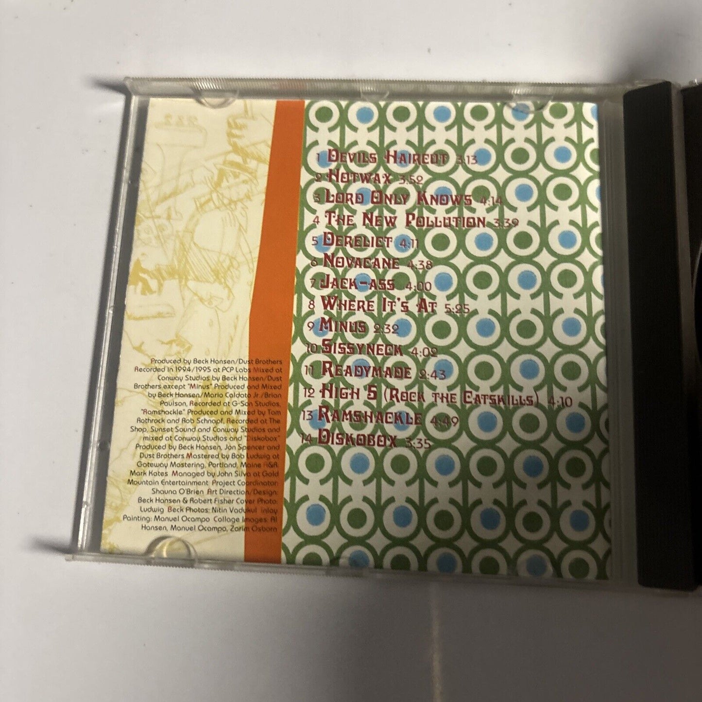 Beck – Odelay (CD, 1996) GEFD-24908