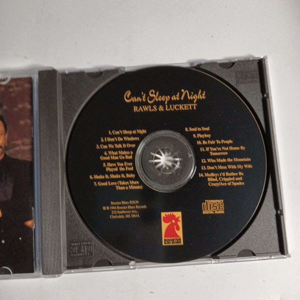 Rawls & Luckett – Can't Sleep At Night (CD, 1994) R2630