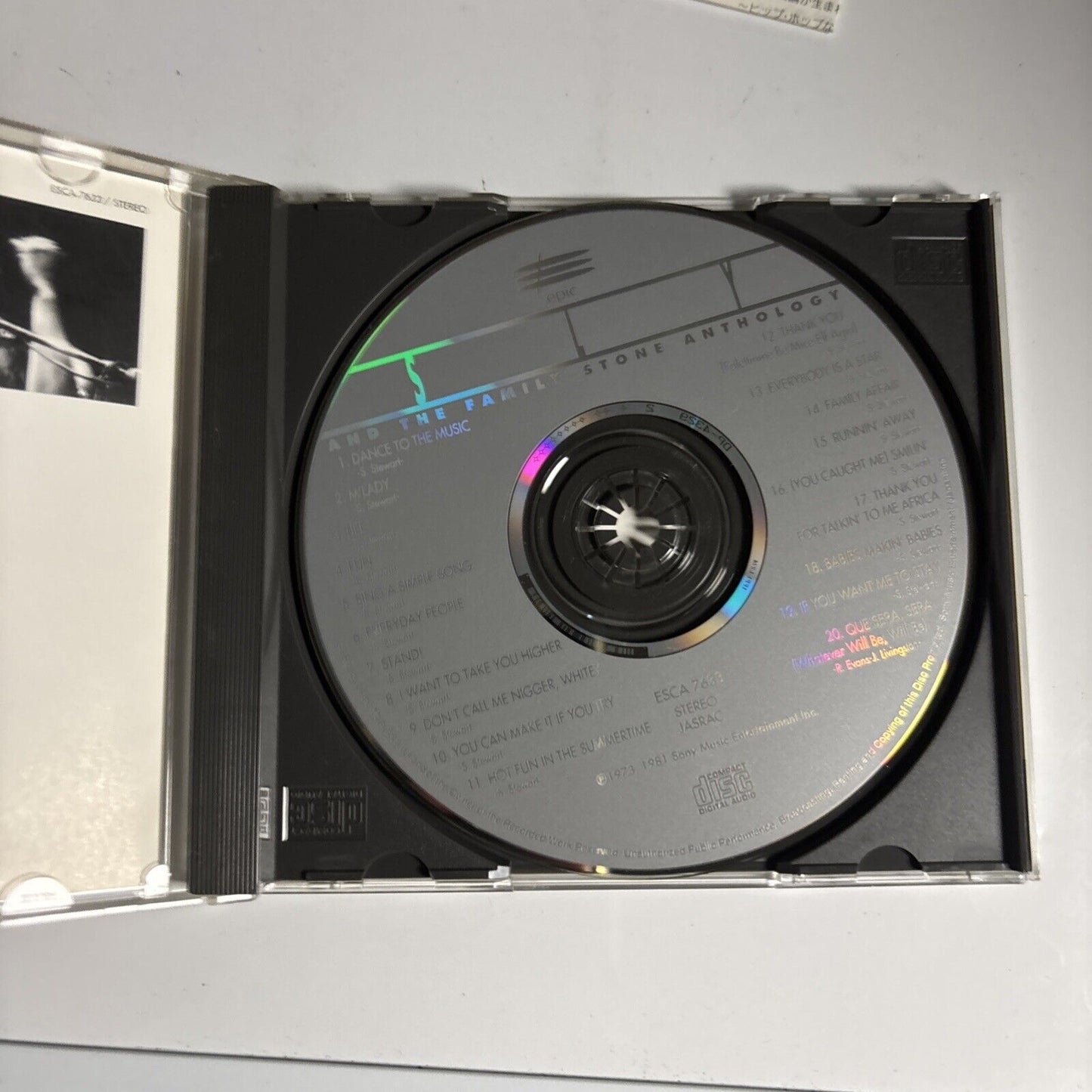 Sly And The Family Stone – Anthology (CD, 1997) esca-7633 Japan