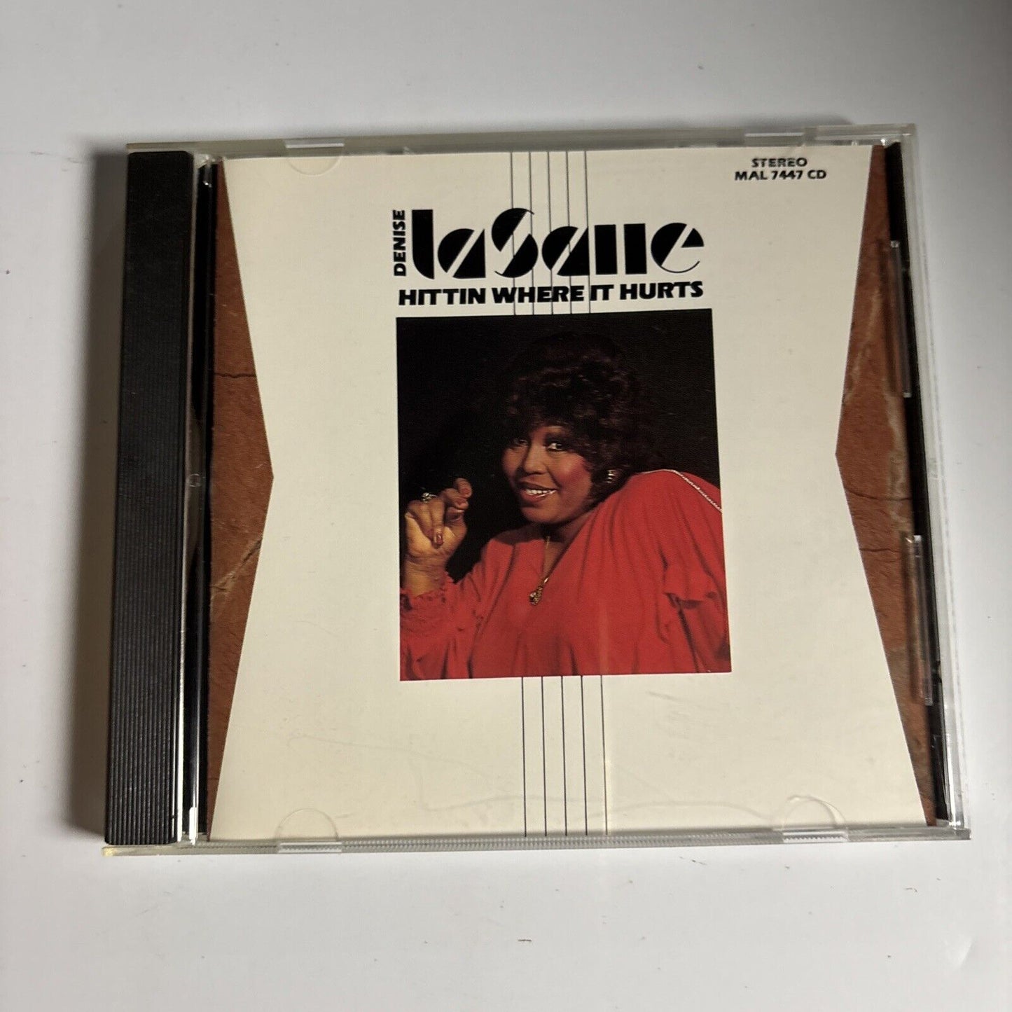 Denise LaSalle – Hittin Where It Hurts (CD, 1988) MAL 7447 CD