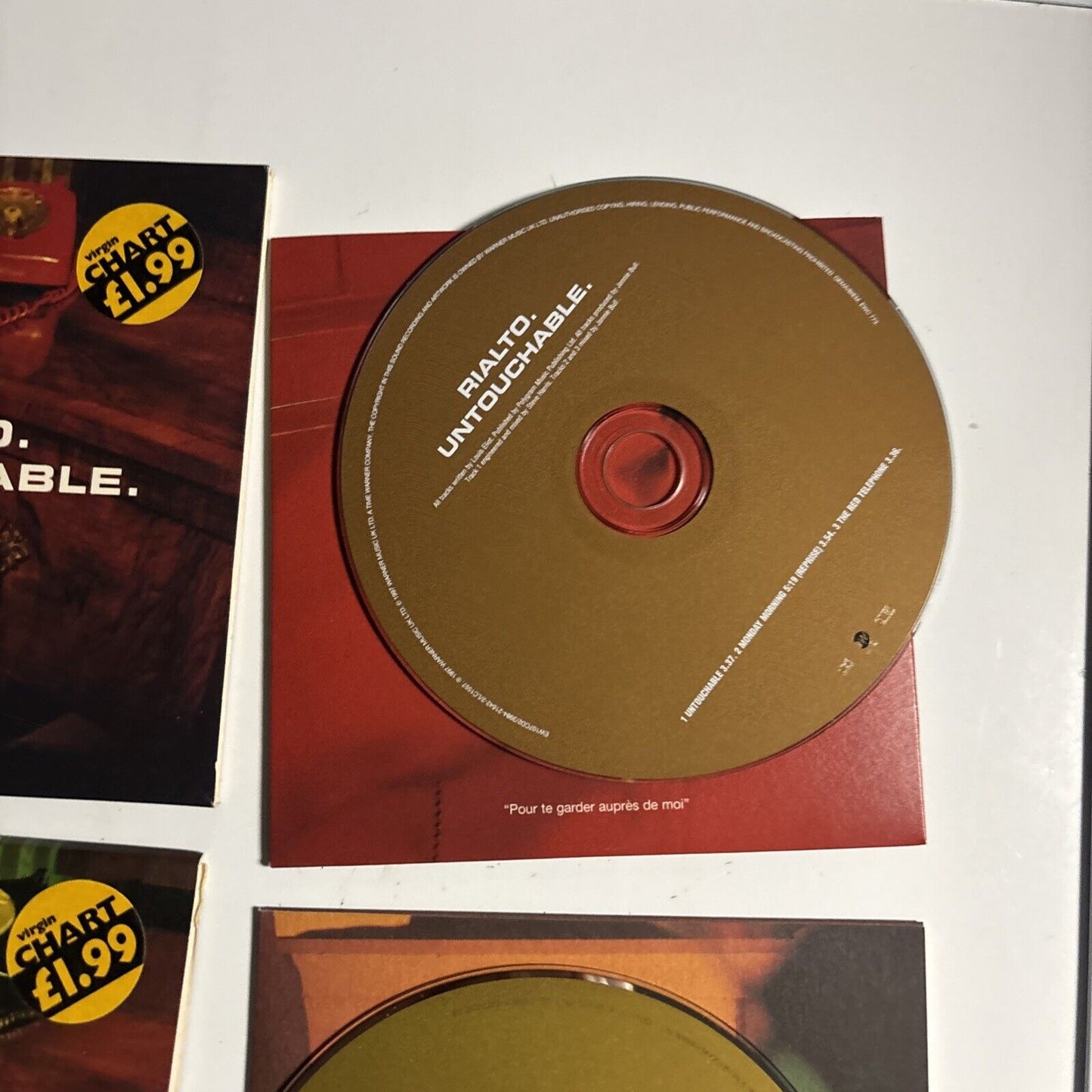 Rialto – Untouchable (1998, CD1 + CD2, CD) EW107CD2 EW107CD