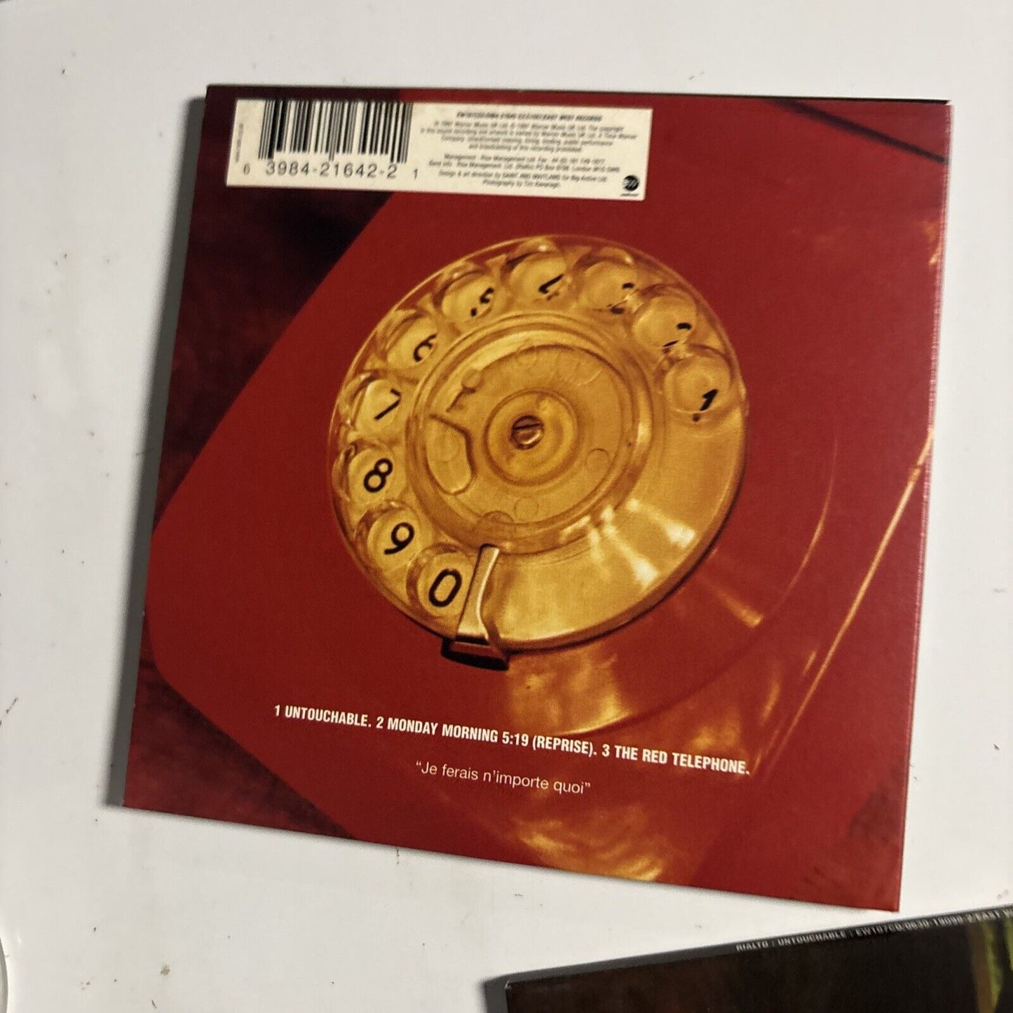 Rialto – Untouchable (1998, CD1 + CD2, CD) EW107CD2 EW107CD